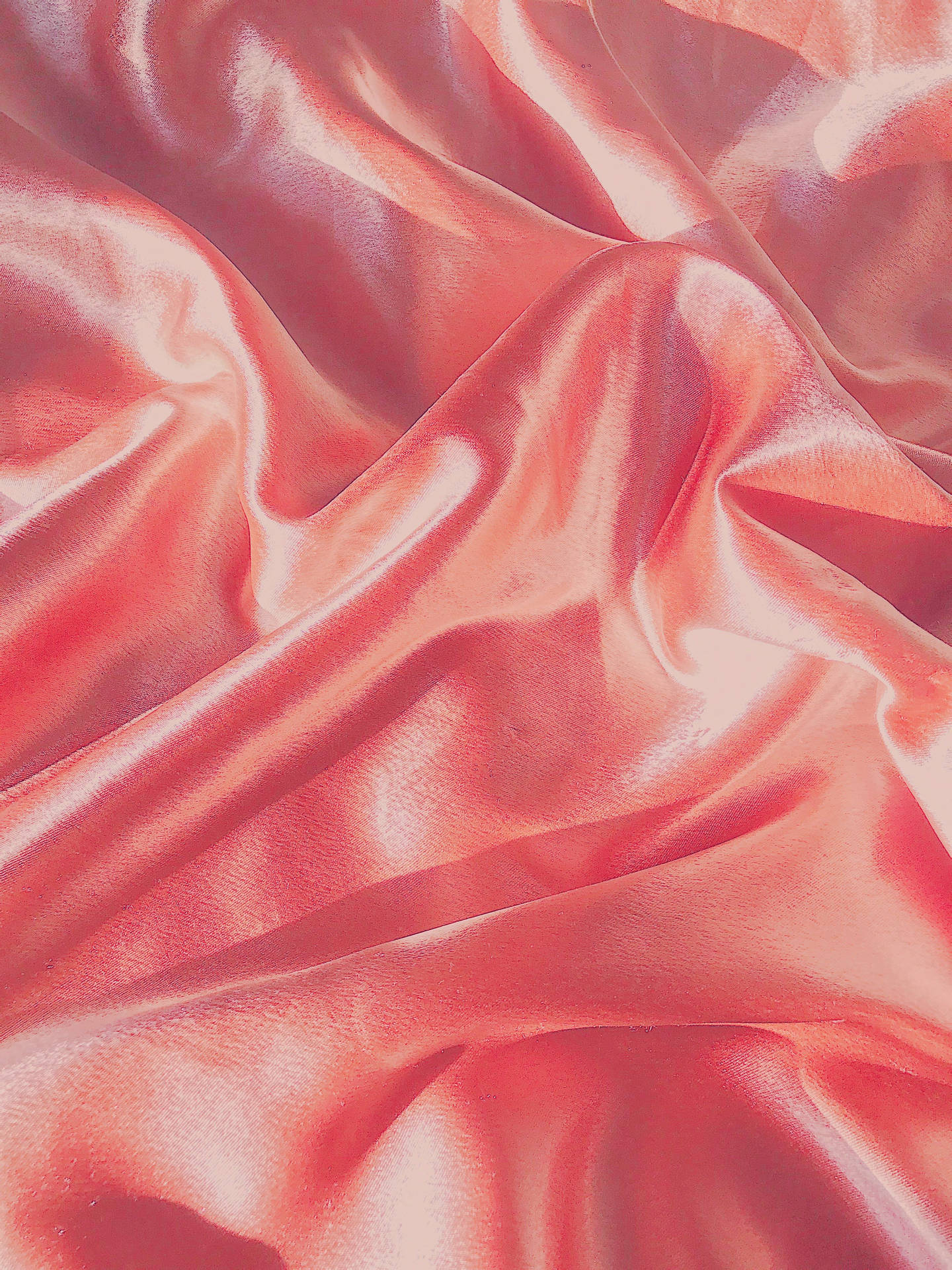 Fabric Pastel Red Aesthetic Background
