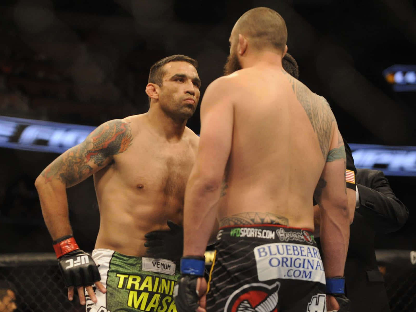 Fabricio Werdum And Travis Browne Face Off