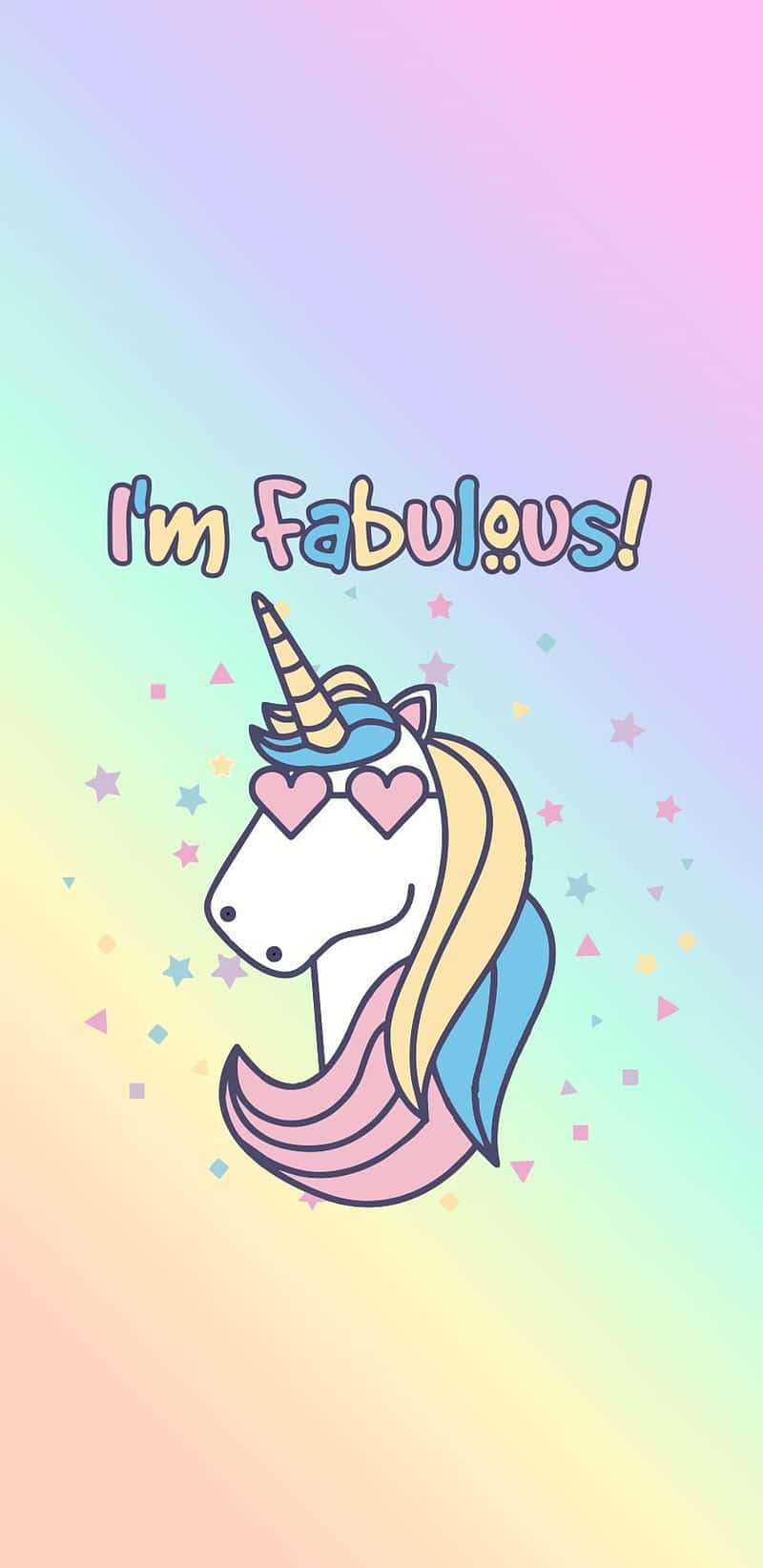 Fabulous_ Unicorn_ Phone_ Wallpaper