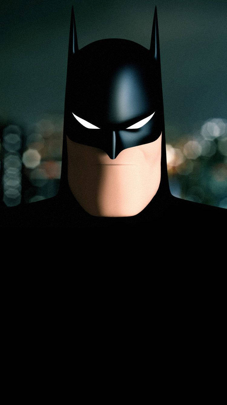 Face Of Batman Dark Iphone Background