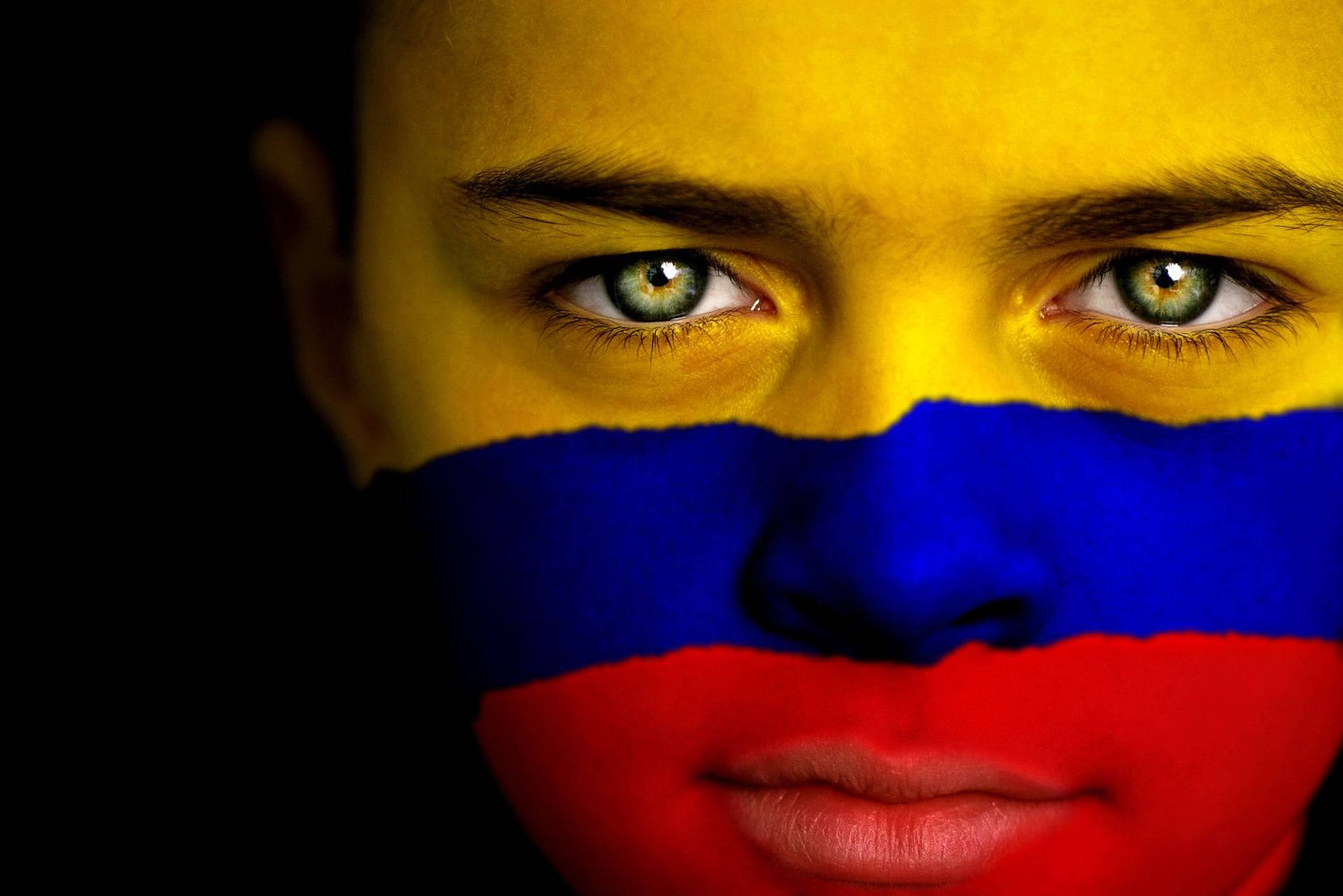 Face Of Colombia Background