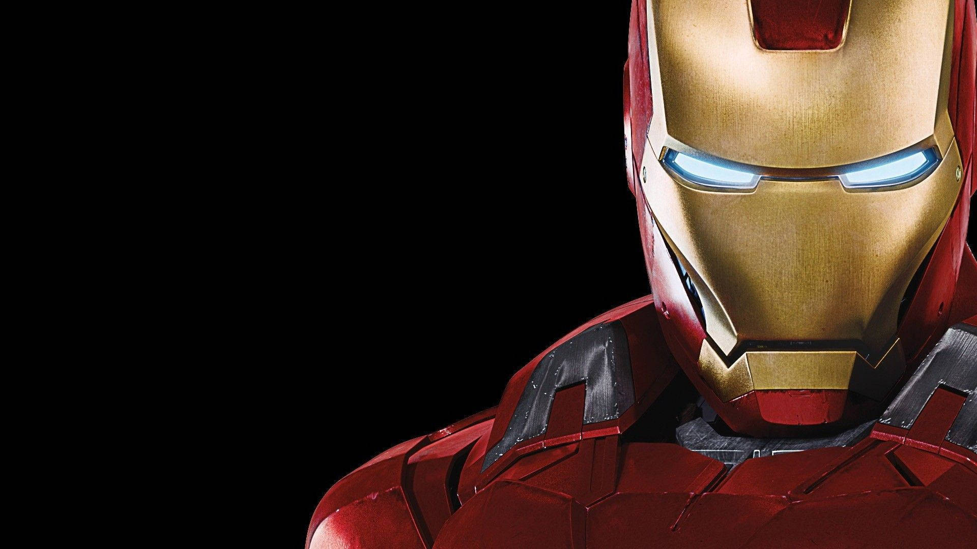 Face Of Superhero Ironman Hd Background