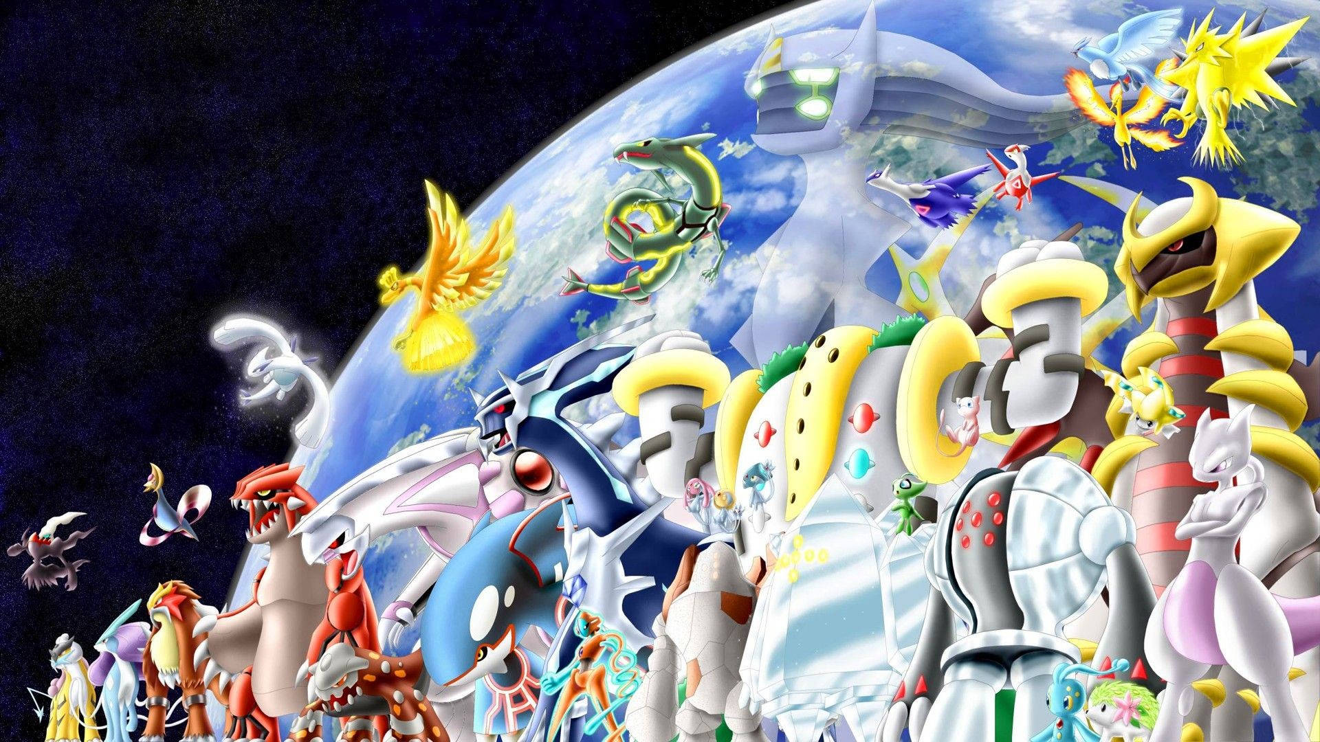 Face The Powerful Dialga, The Legendary Pokémon Background