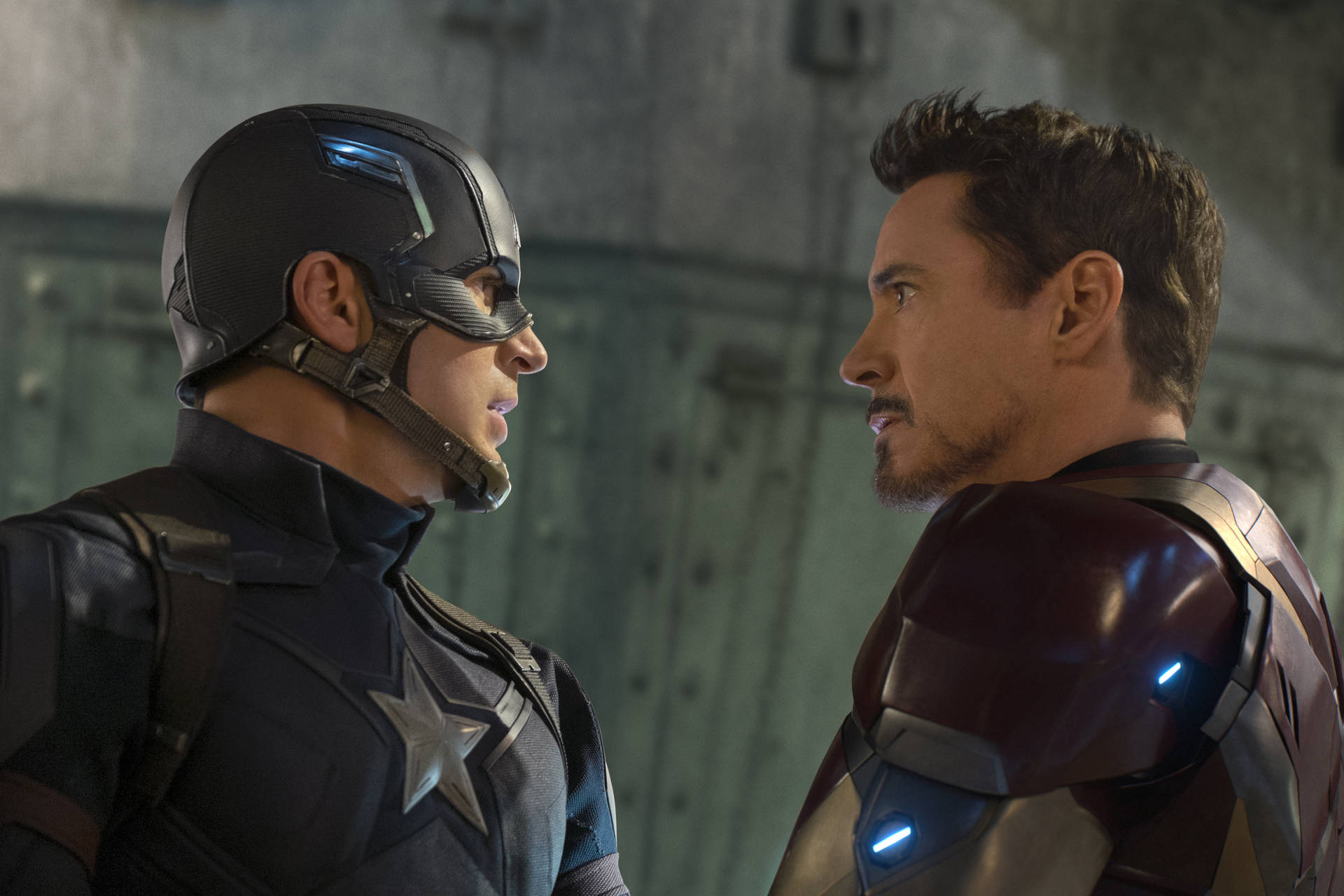 Face-to-face Captain America Civil War