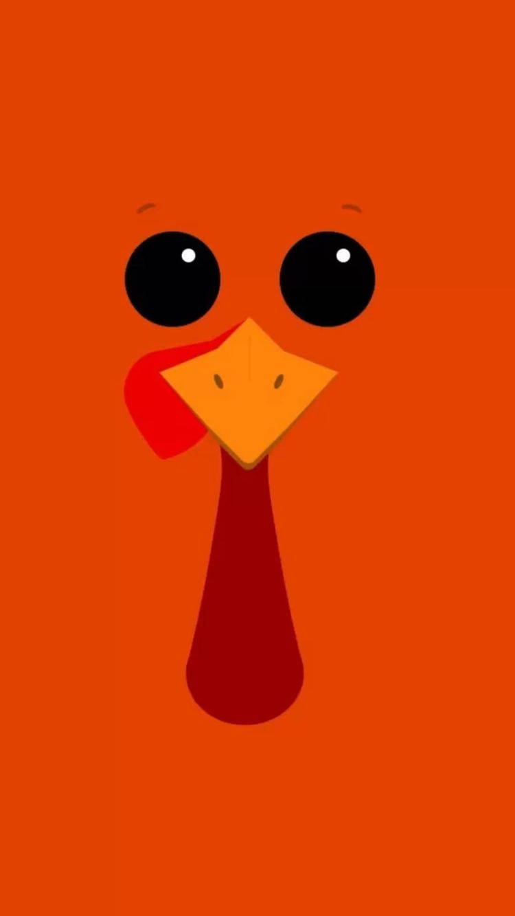 Face Turkey Happy Thanksgiving Background