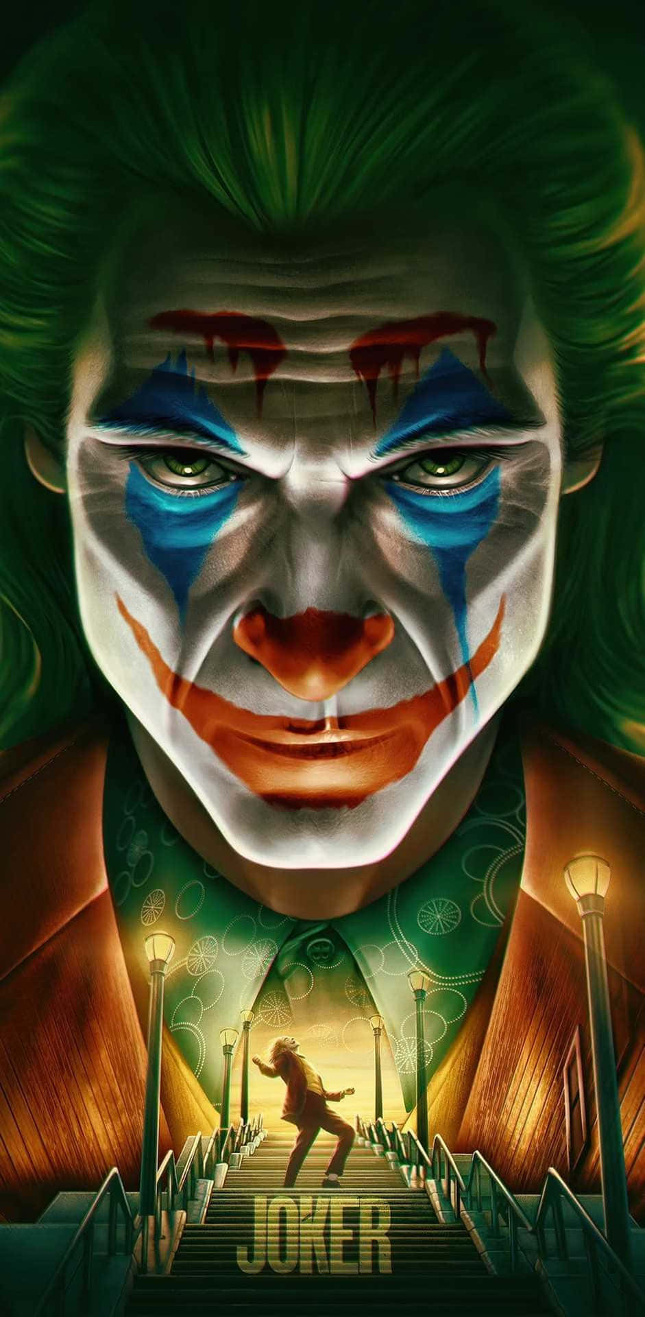 Face Upset Joker 4k Phone Poster