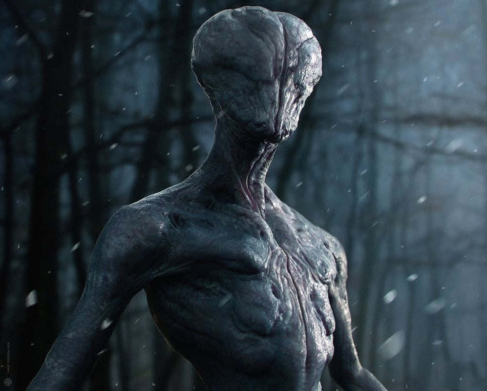 Faceless Demogorgon Stranger Things Background