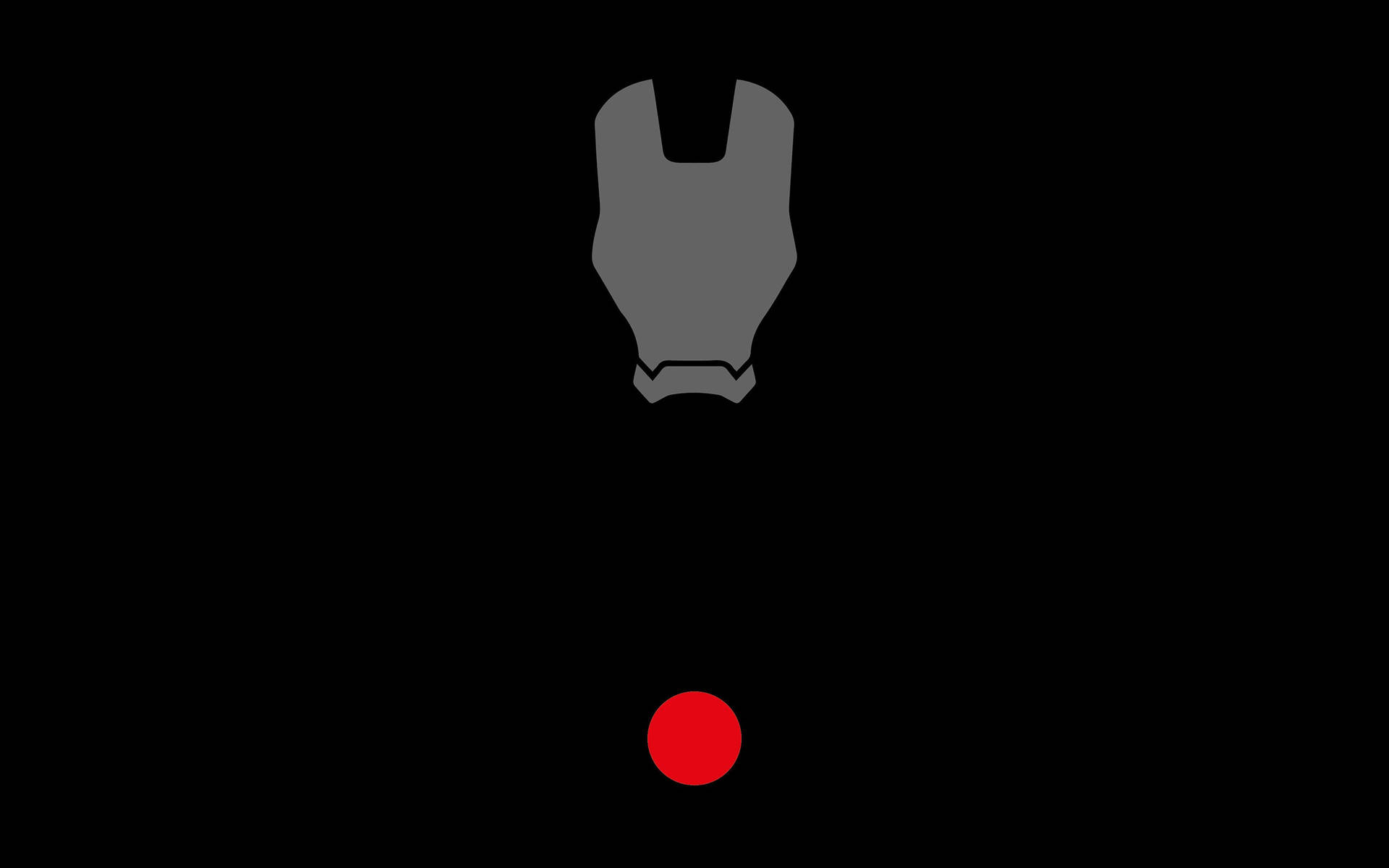 Faceless Iron Man Logo Background