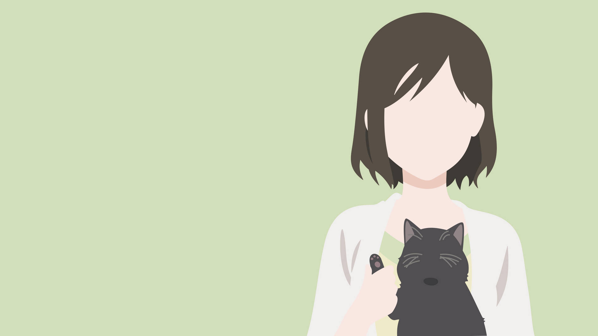 Faceless Miyu Chobi Makoto Shinkai Background