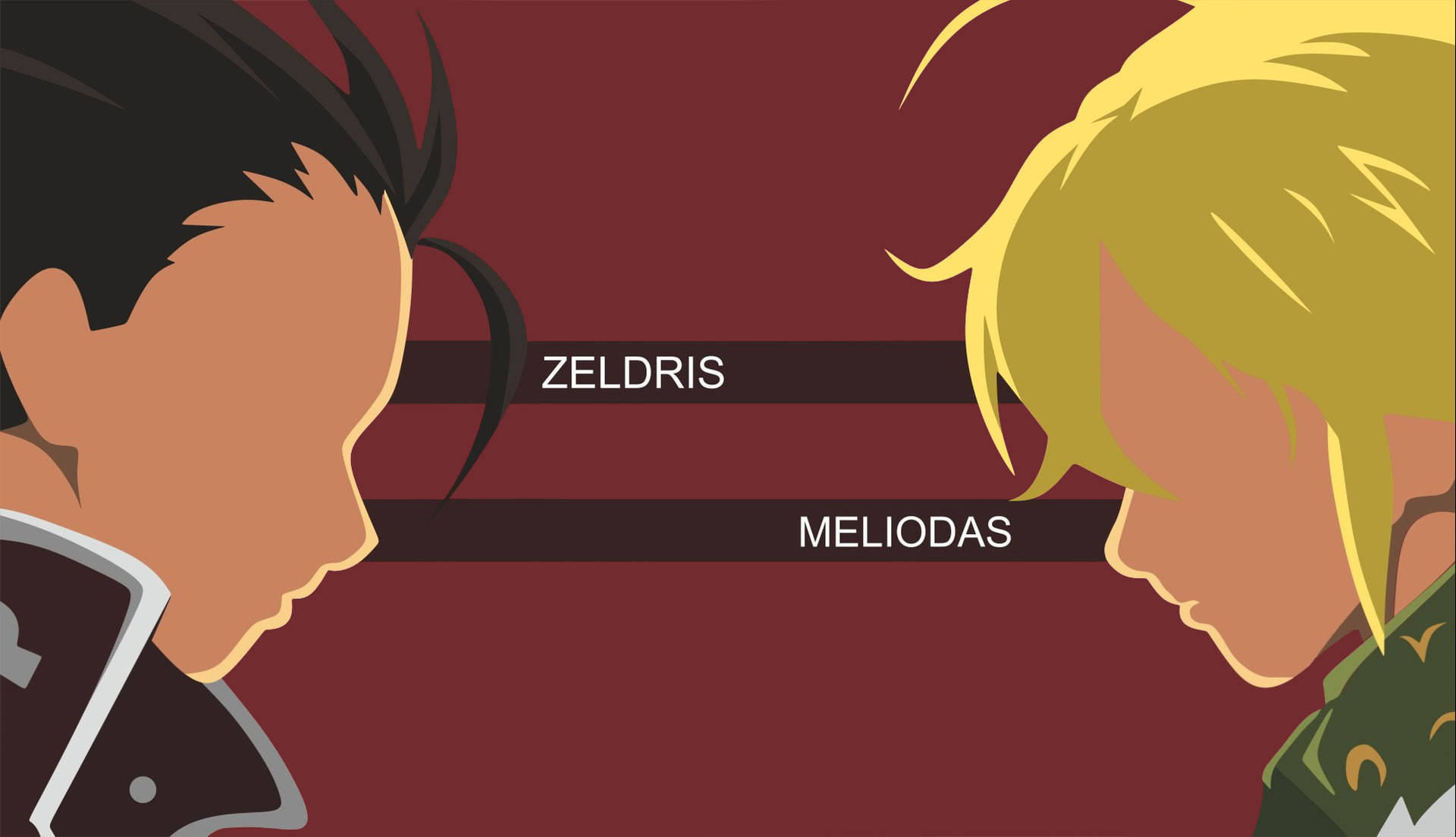 Faceless Zeldris And Melodias Background