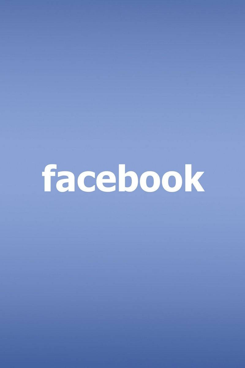 Faded Blue Facebook Mobile Background