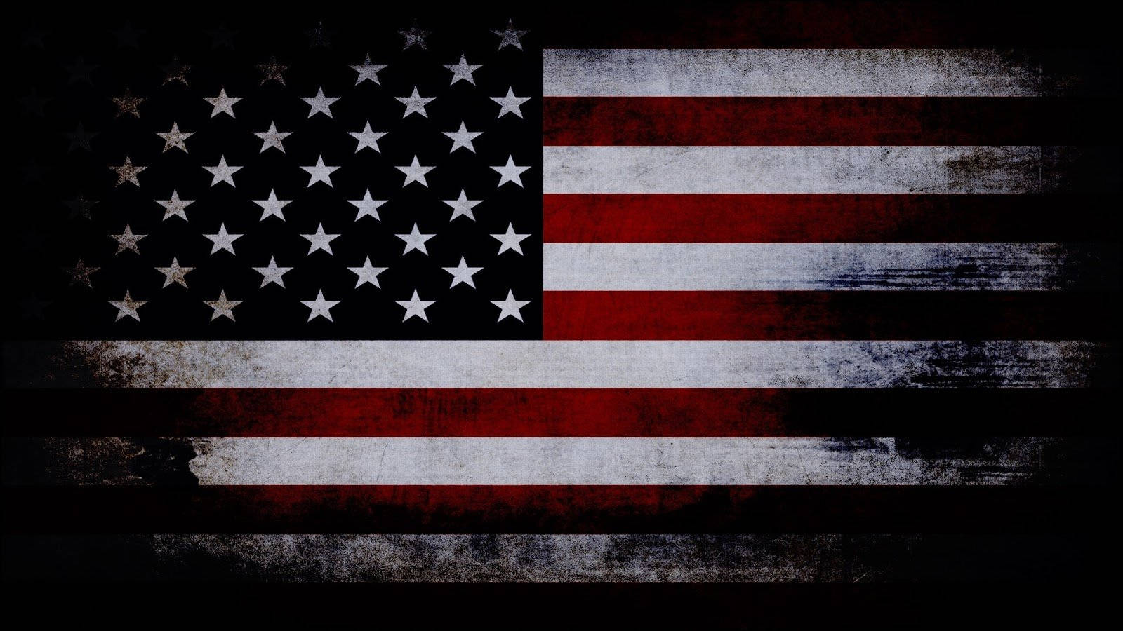 Faded Military American Flag Background