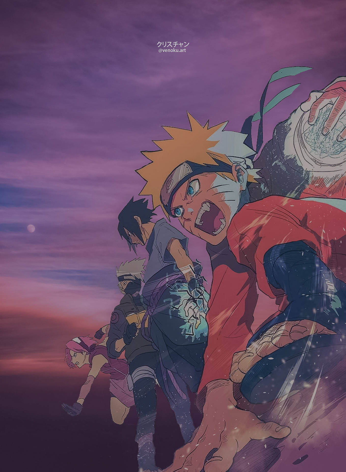 Faded Team 7 Naruto Iphone Background