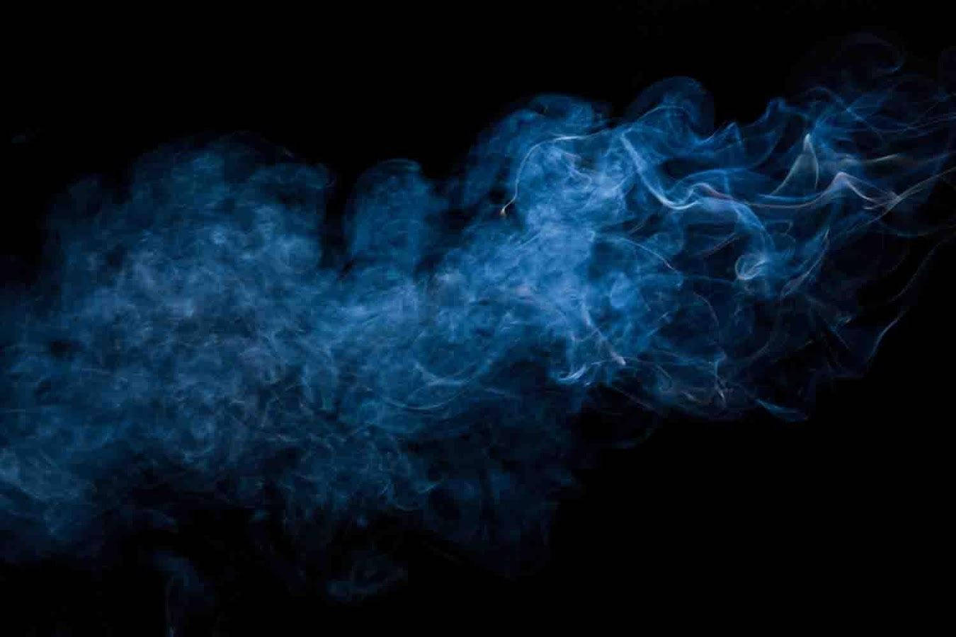 Fading Blue Smoke Background