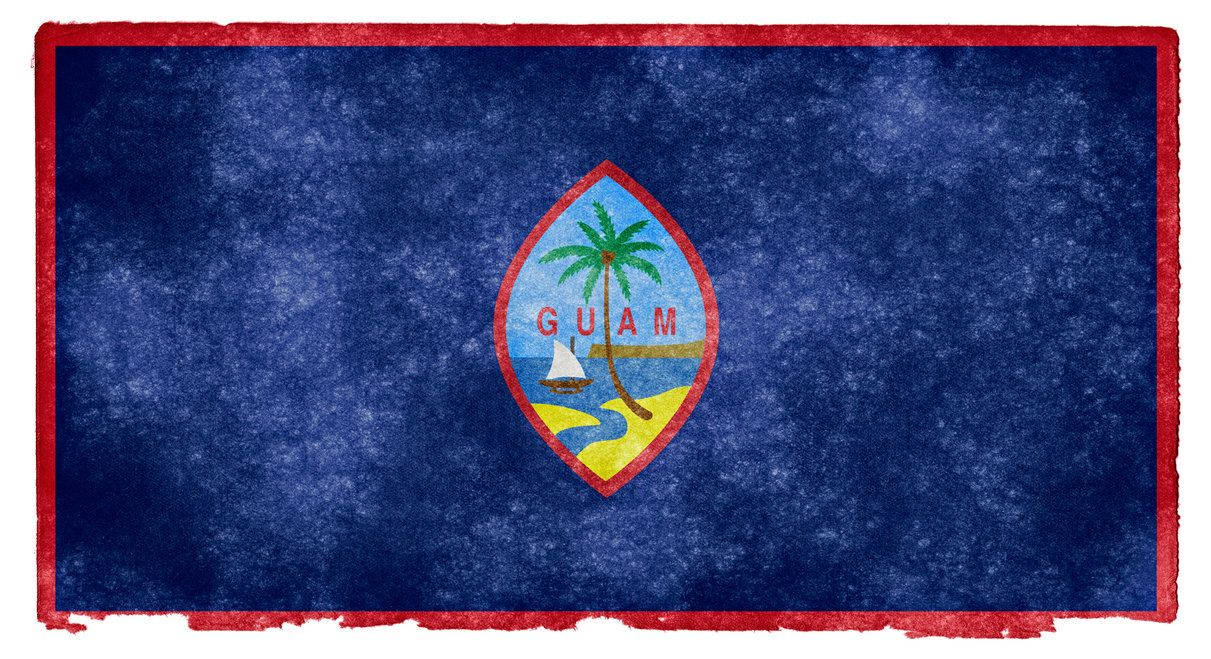 Fading Guam Flag Background