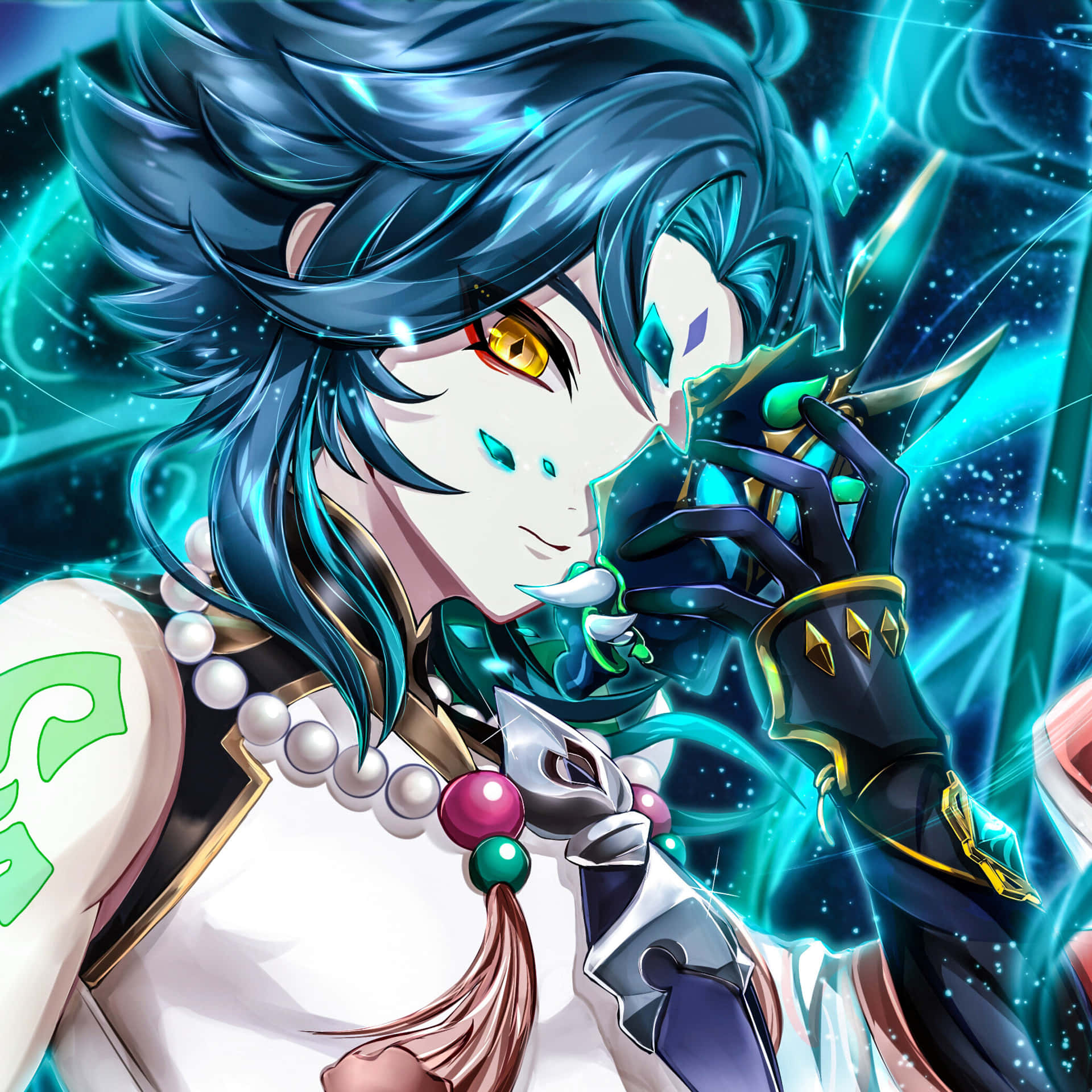Fading Mask Xiao Pfp Background