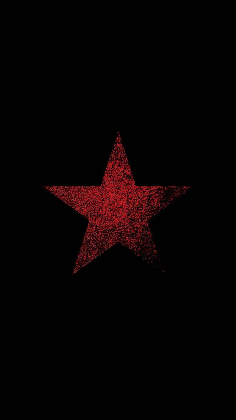 Fading Red Star Background