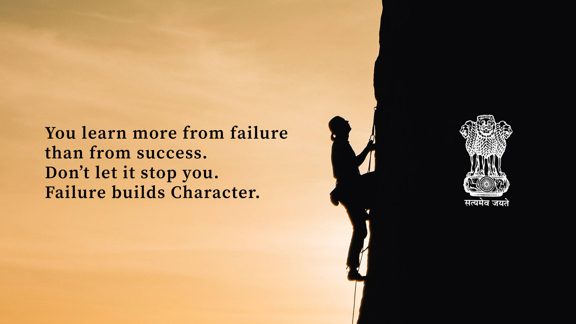 Failure Builds Character Upsc