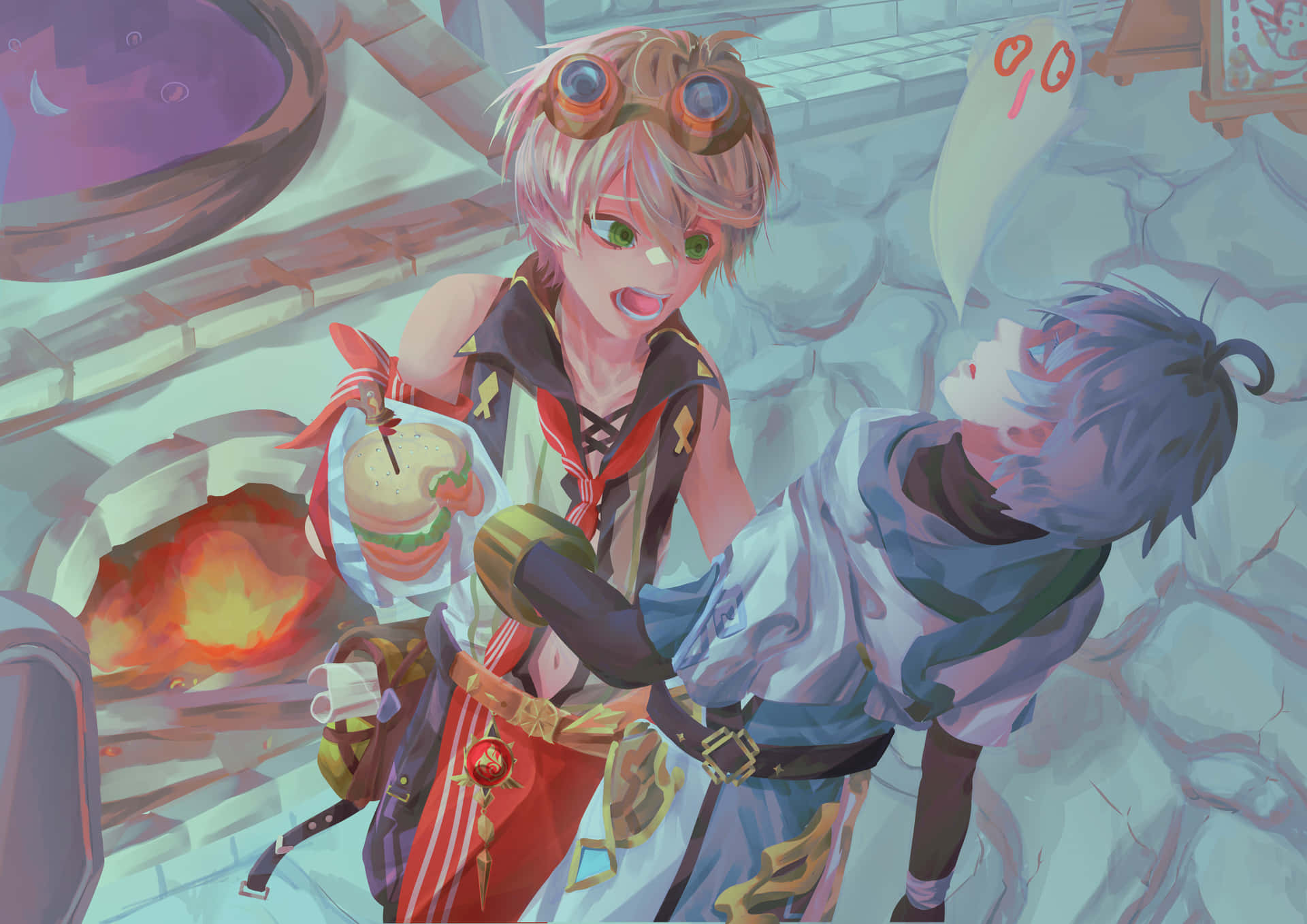 Faint Genshin Matching Pfp Background