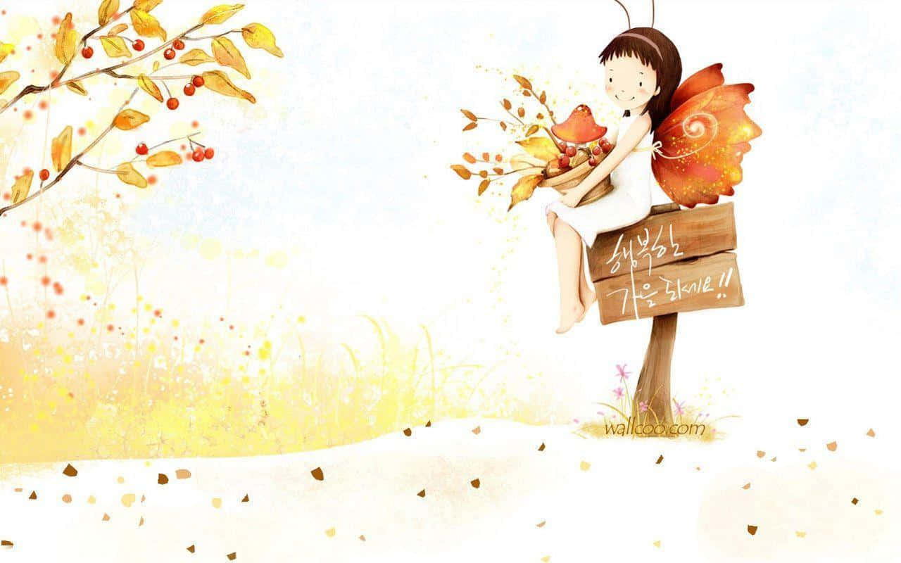 Fairy Autumn Cute Pc Inspired Background