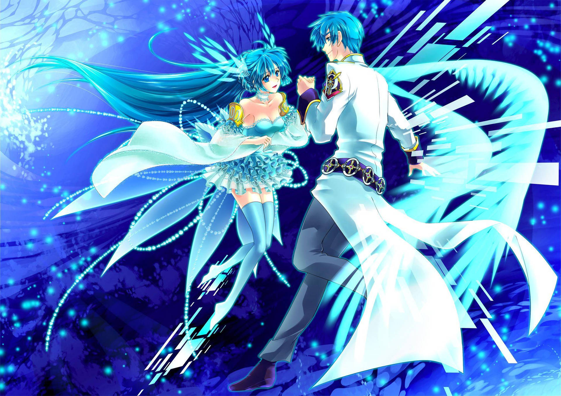 Fairy Couple Anime Dance Background
