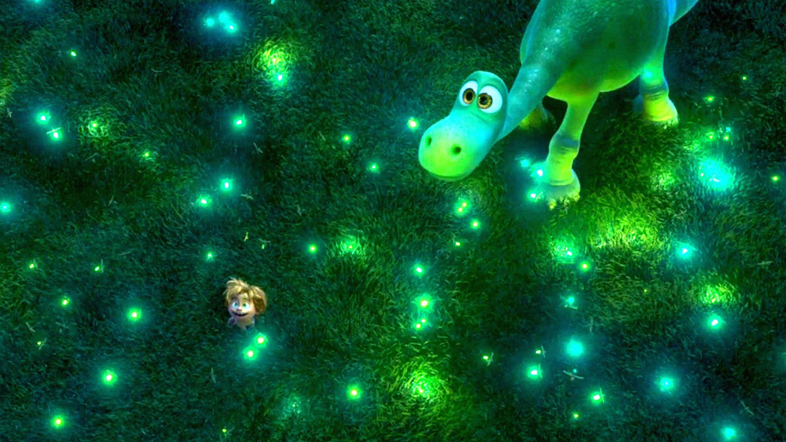 Fairy Lights Aesthetic Dino Background