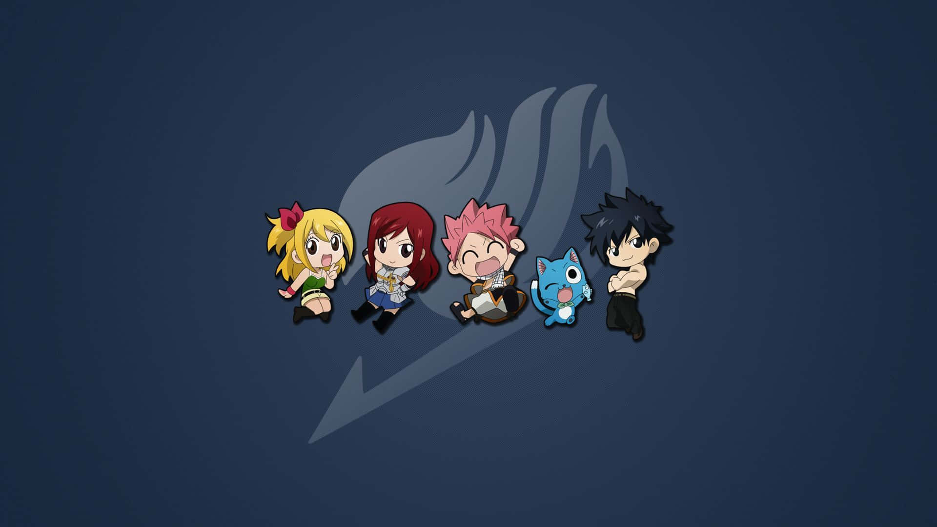 Fairy Tail Aesthetic Big Four And Happy Background