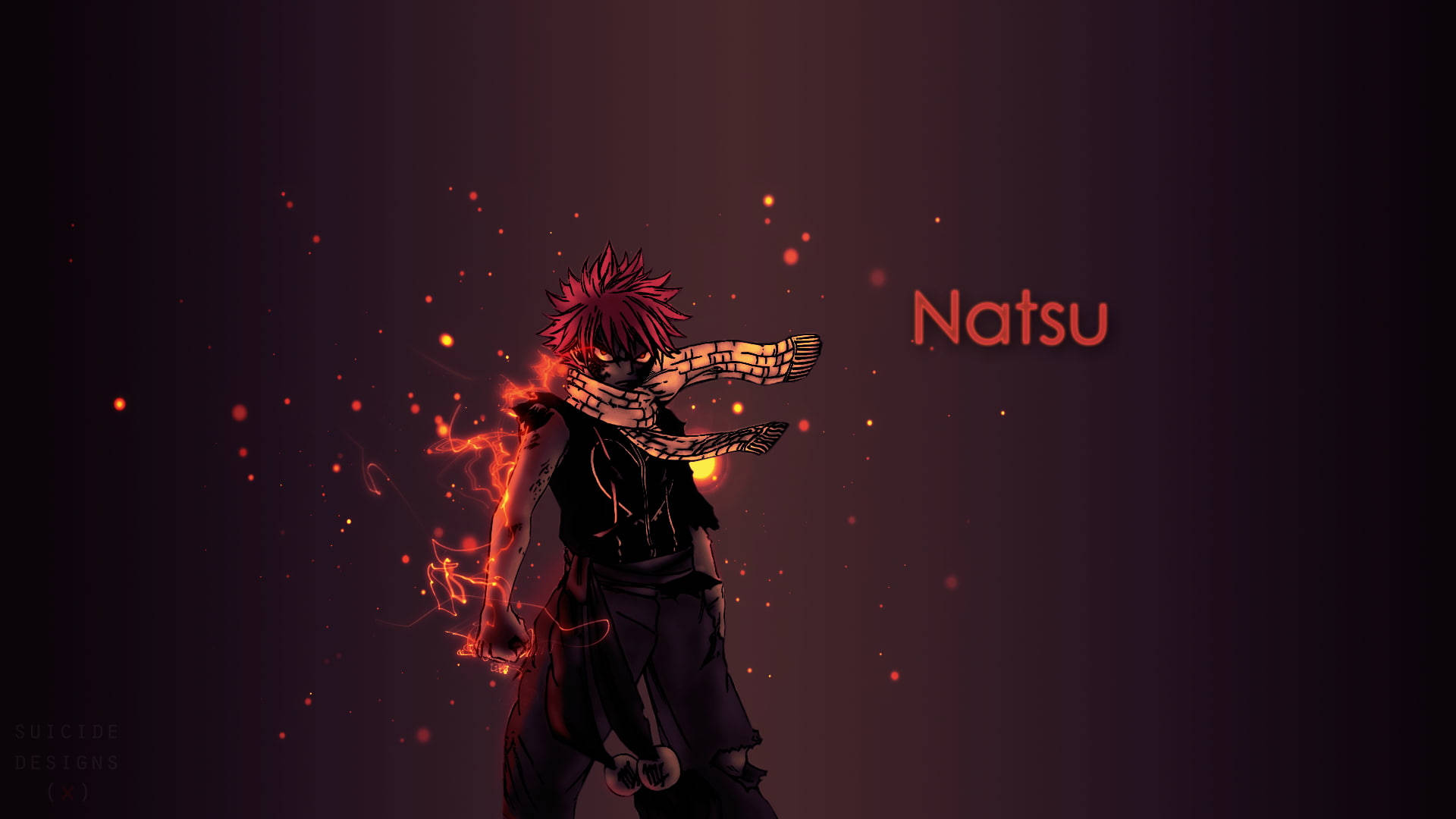 Fairy Tail Character Natsu Dragneel Background