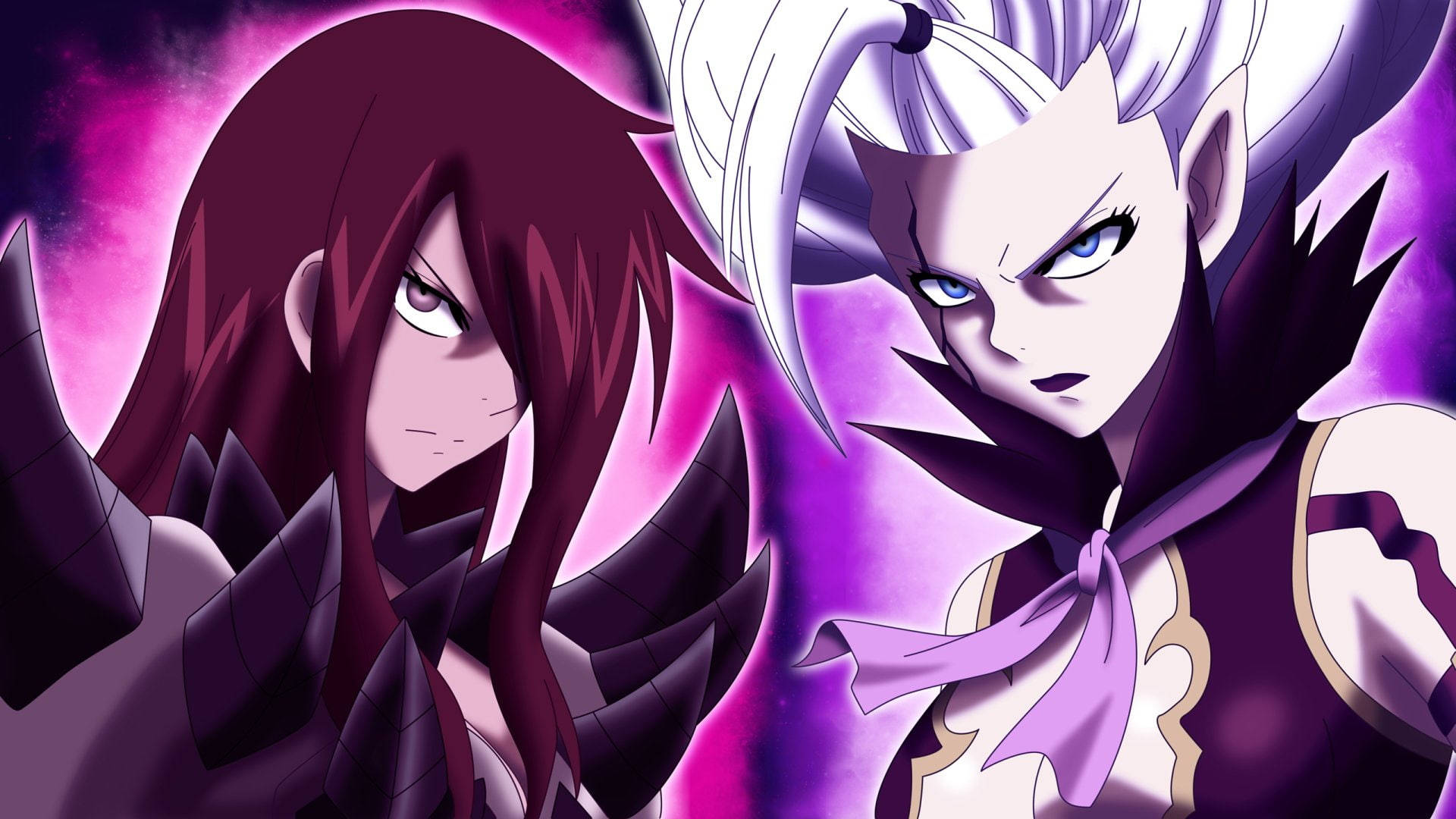 Fairy Tail Characters Erza And Mirajane