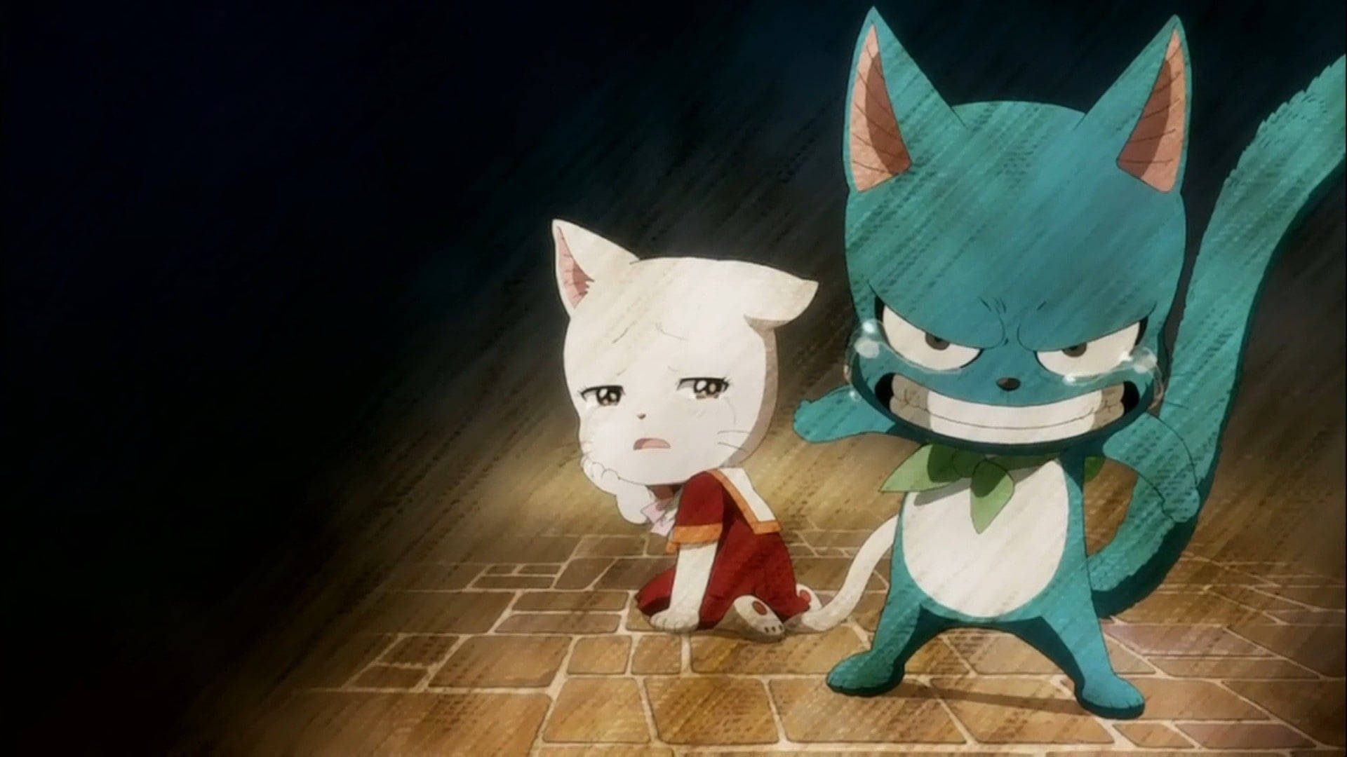 Fairy Tail Characters Happy Protecting Carla