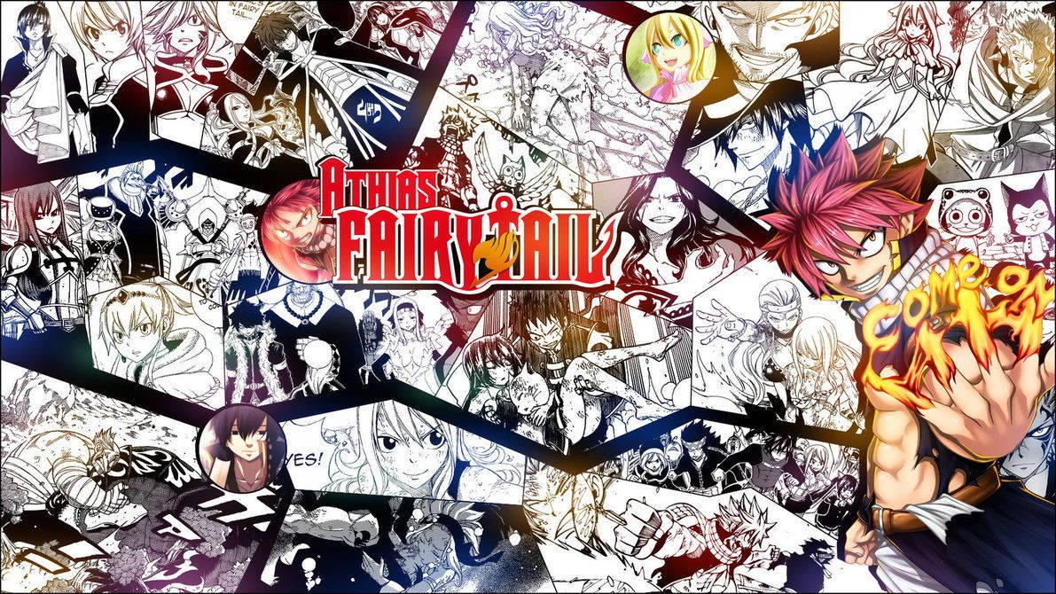 Fairy Tail Comic Art Background