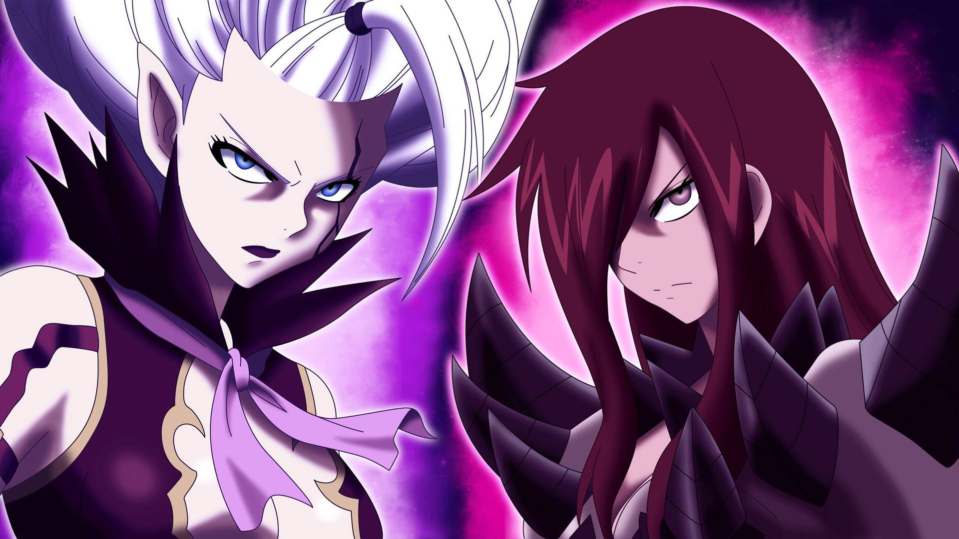 Fairy Tail Erza And Mirajane Background
