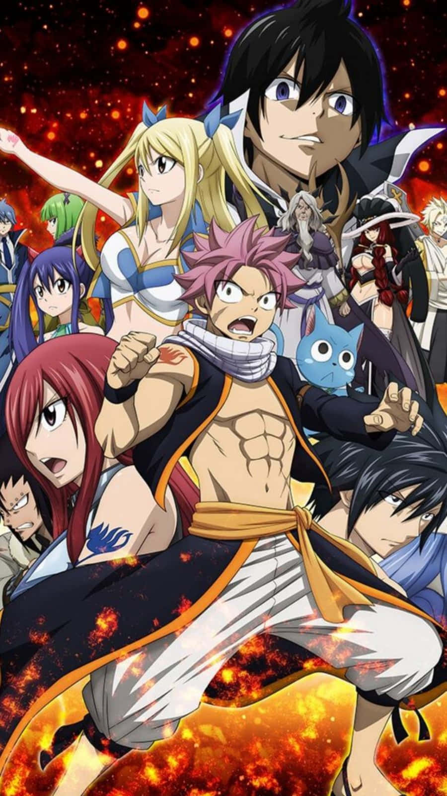 Fairy Tail Iphone Anime Characters Poster