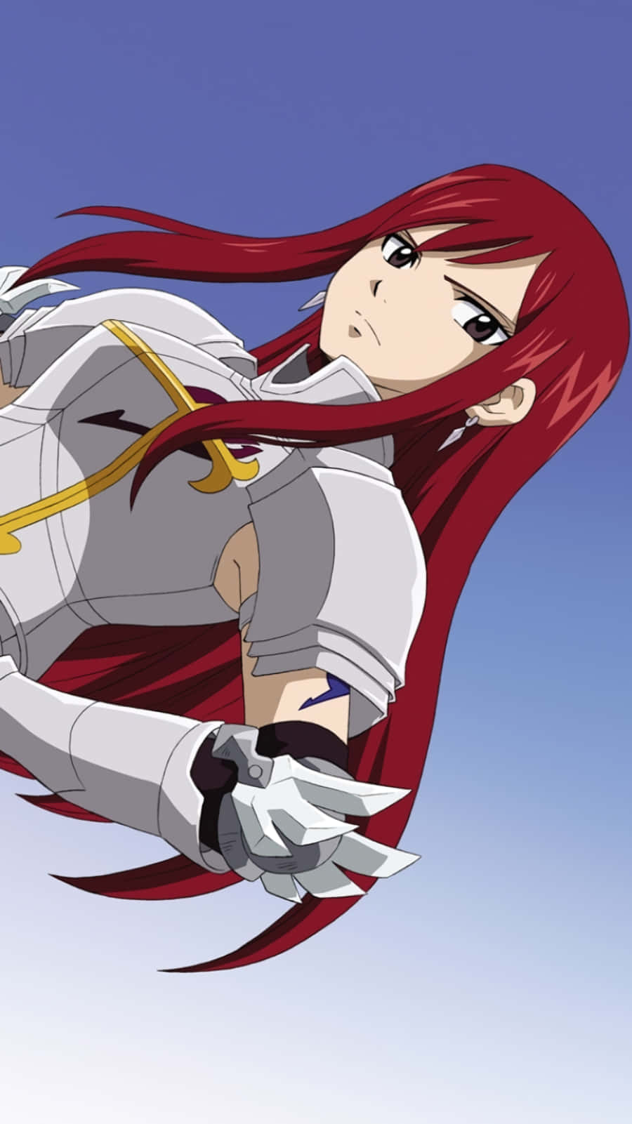 Fairy Tail Iphone Erza Scarlet With Angry Face