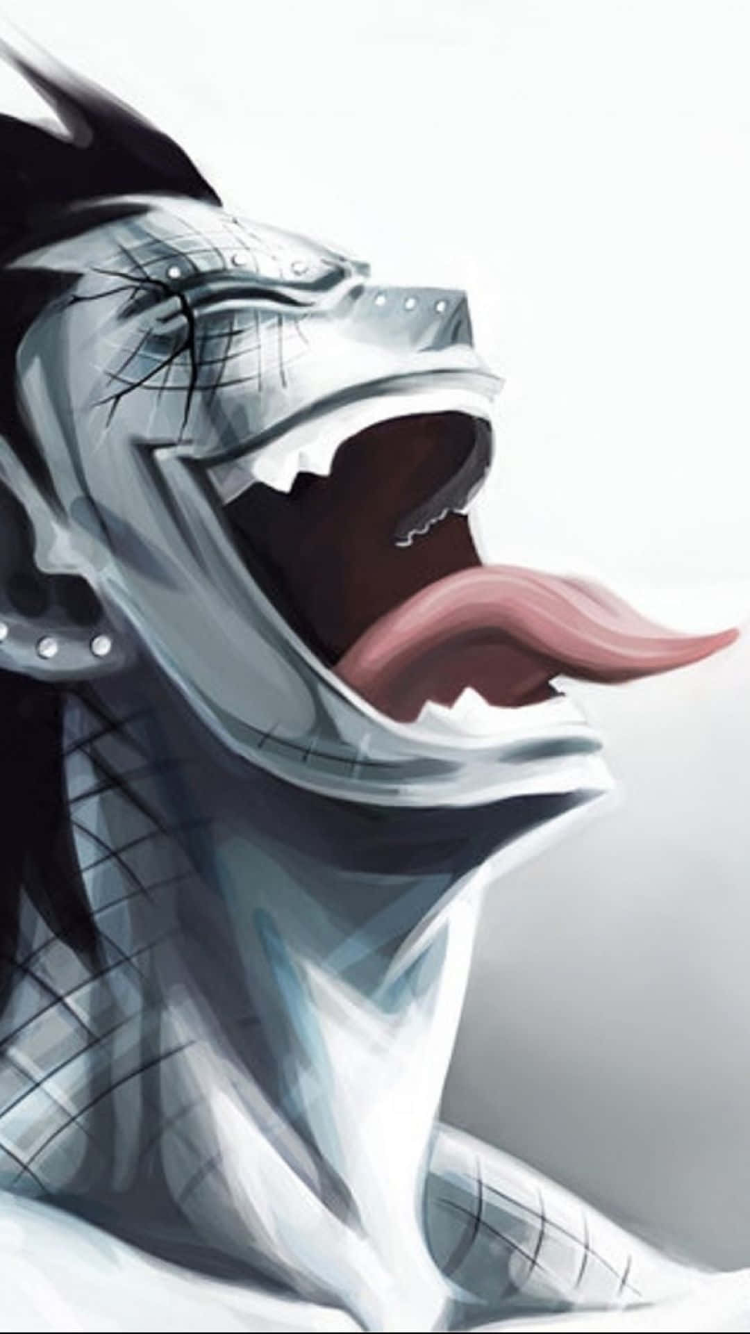Fairy Tail Iphone Gajeel Redfox Tongue Out Background