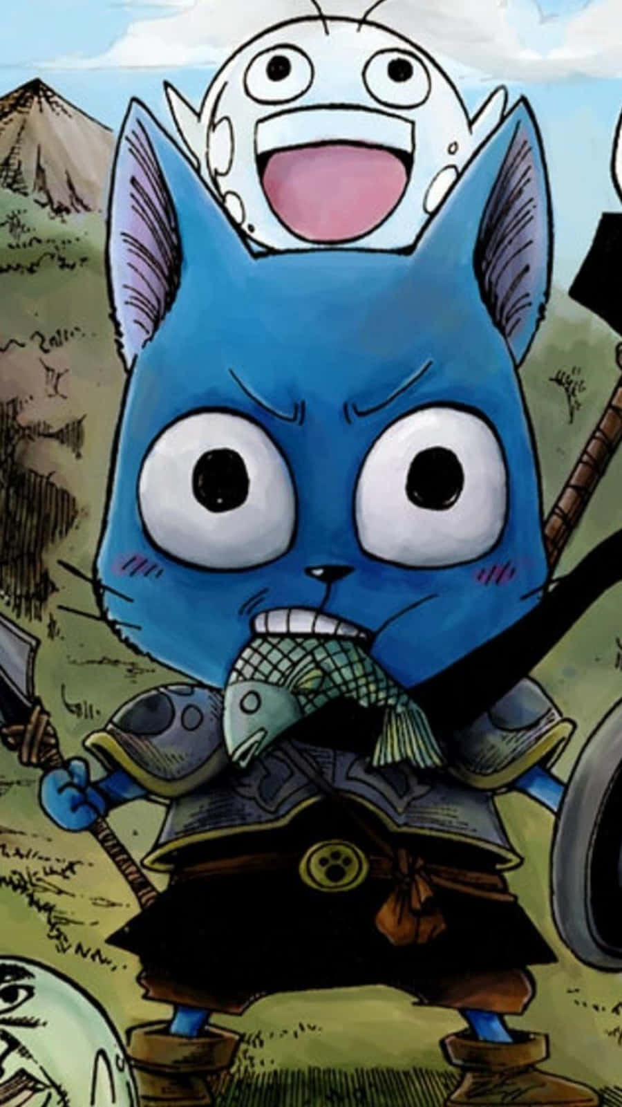 Fairy Tail Iphone Happy Cat