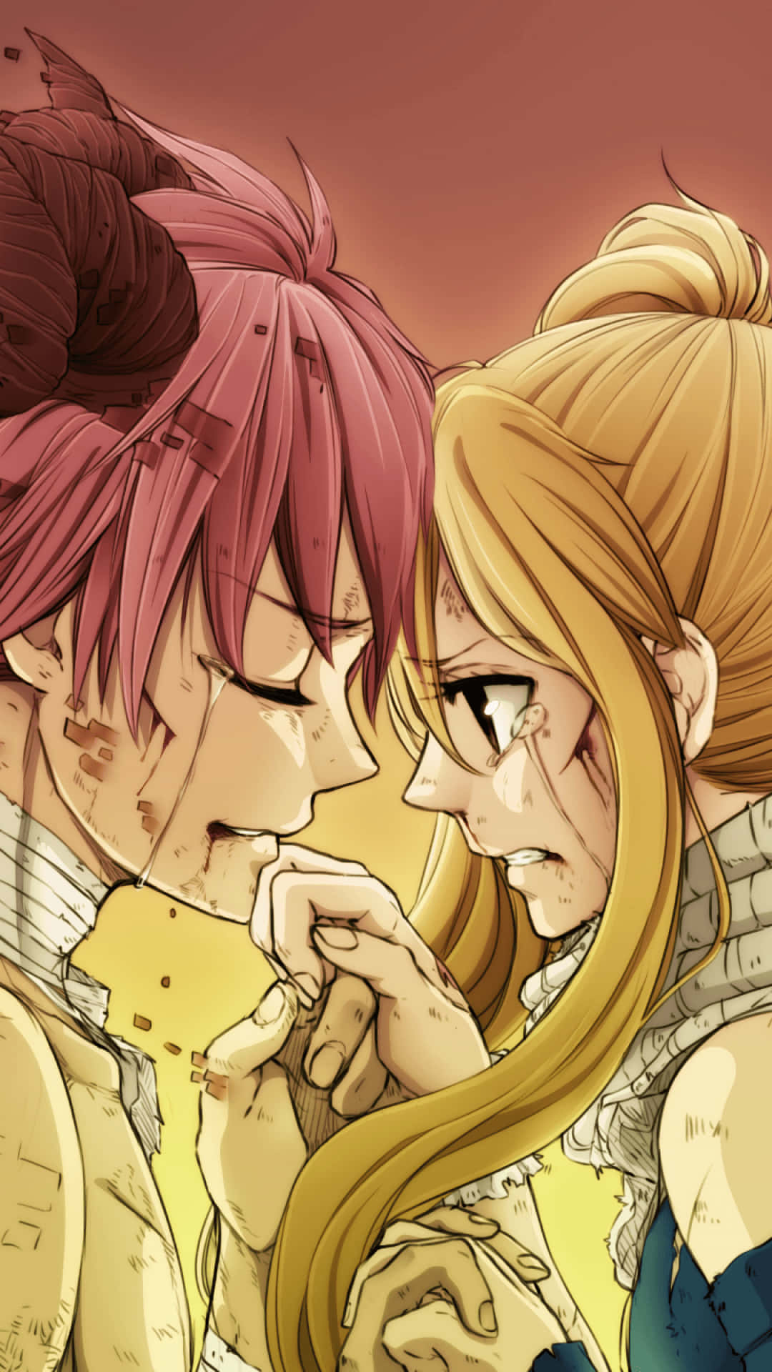 Fairy Tail Iphone Natsu Dragneel Lucy Heartfilia Crying