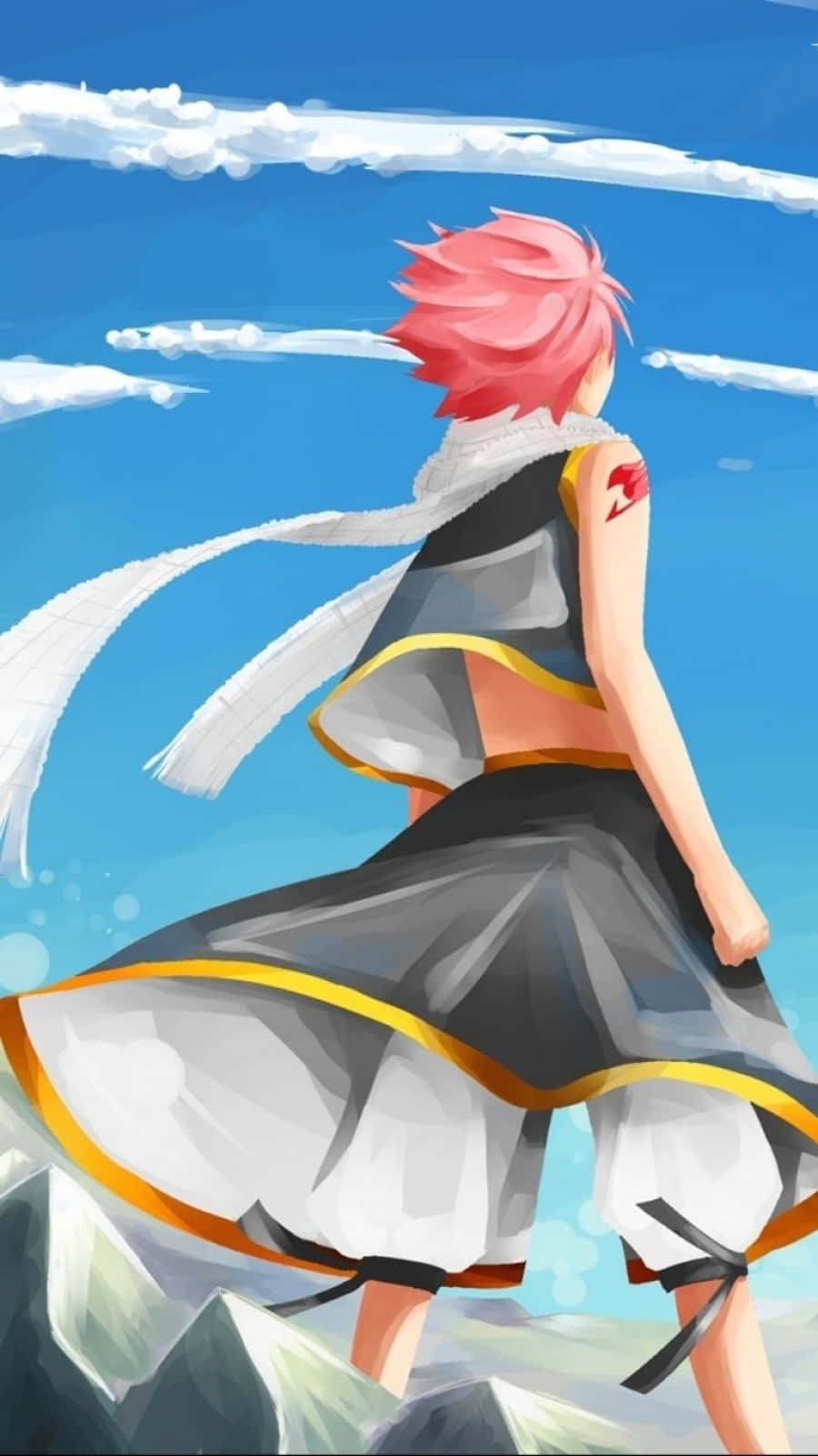Fairy Tail Iphone Natsu Dragneel Background