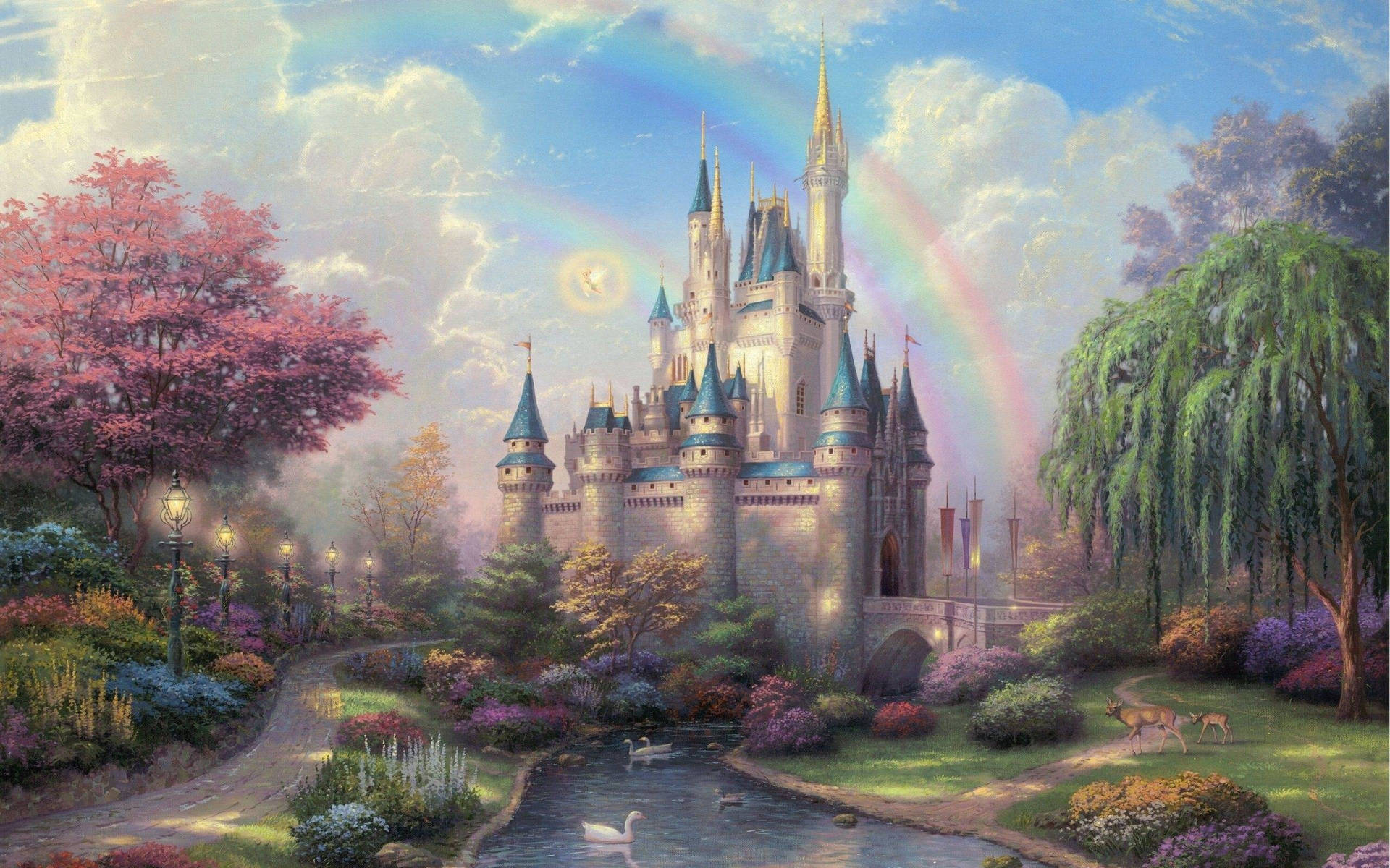 Fairytale-like Disney Castle