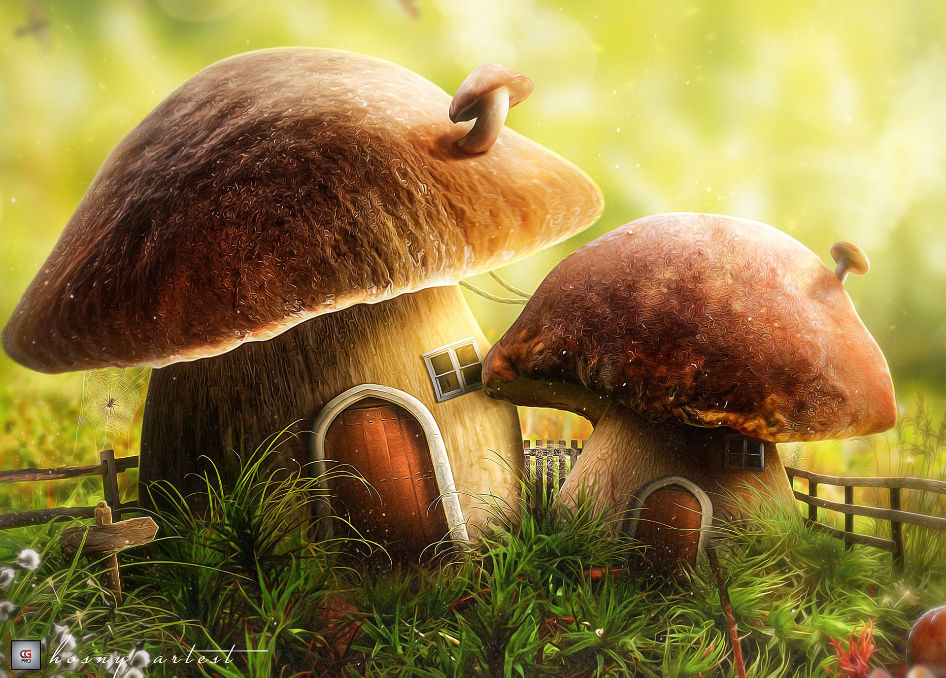 Fairytale Mushroom Houses