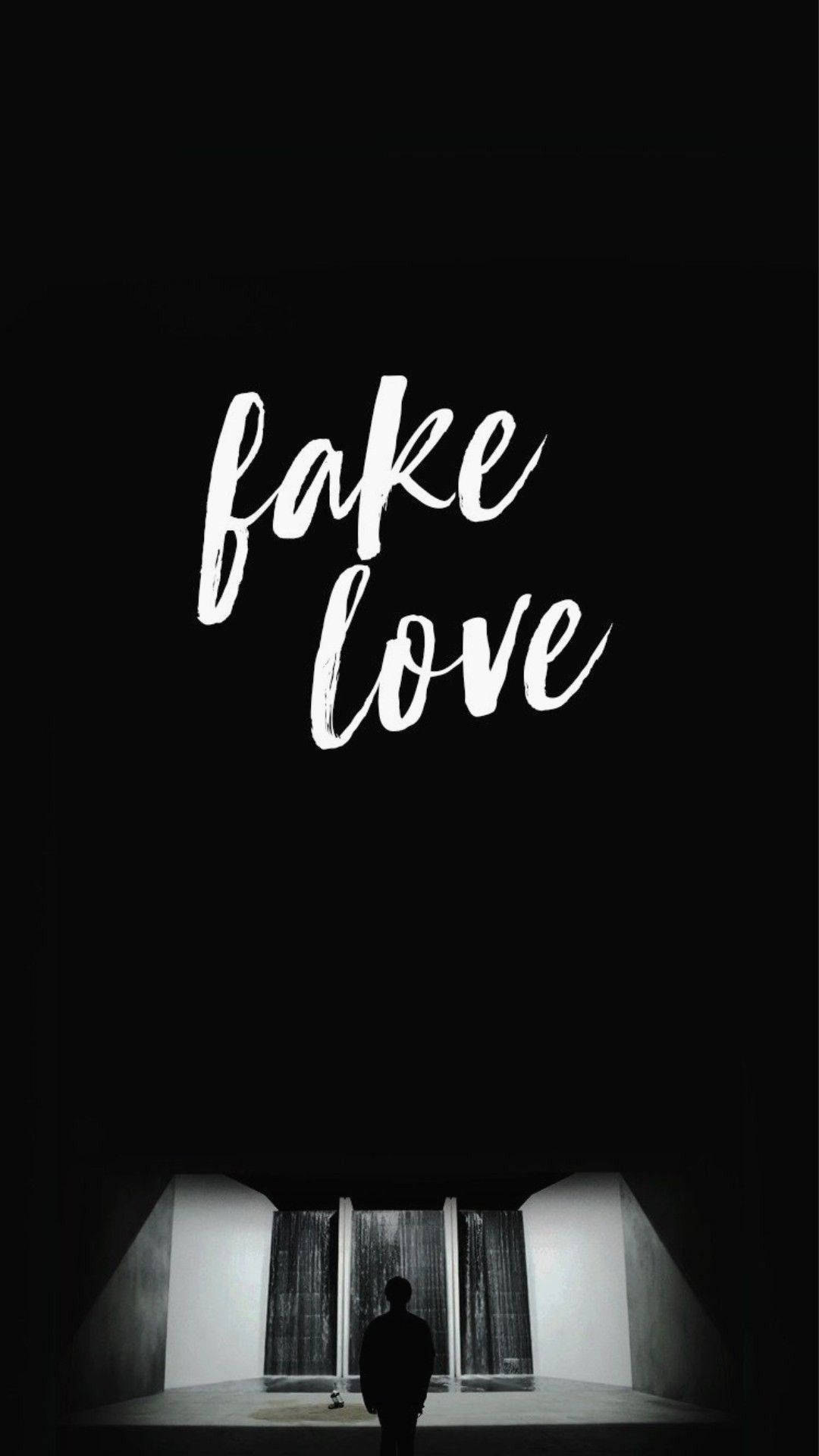 Fake Love Bts Black Aesthetic Background
