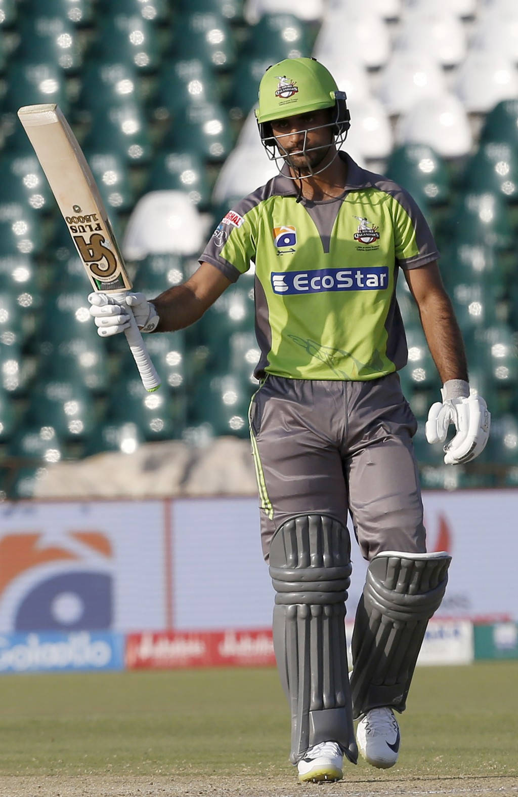 Fakhar Zaman Green And Gray Kit Background