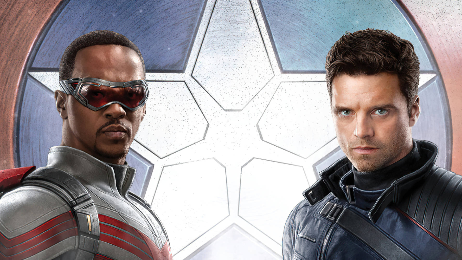 Falcon And Winter Soldier Digital Art Background