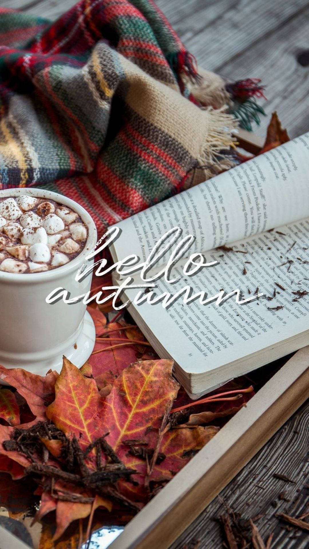 Fall Aesthetic Iphone Hello Autumn Book