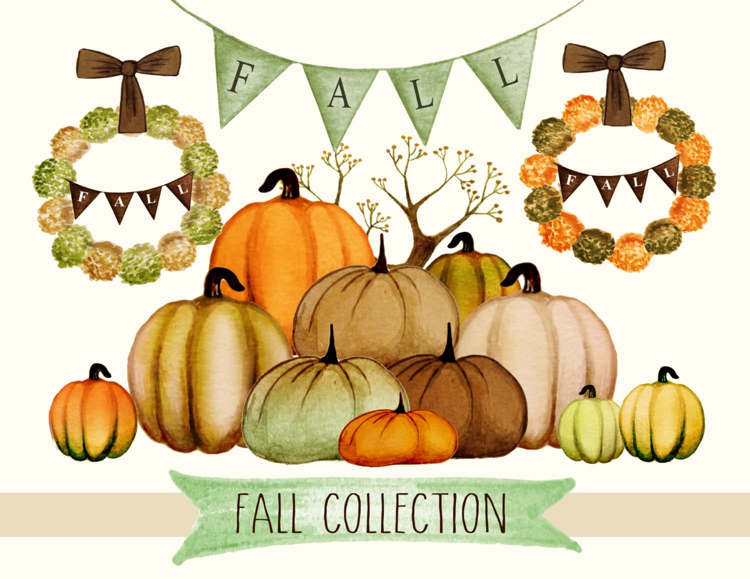 Fall Collection Thanksgiving Background