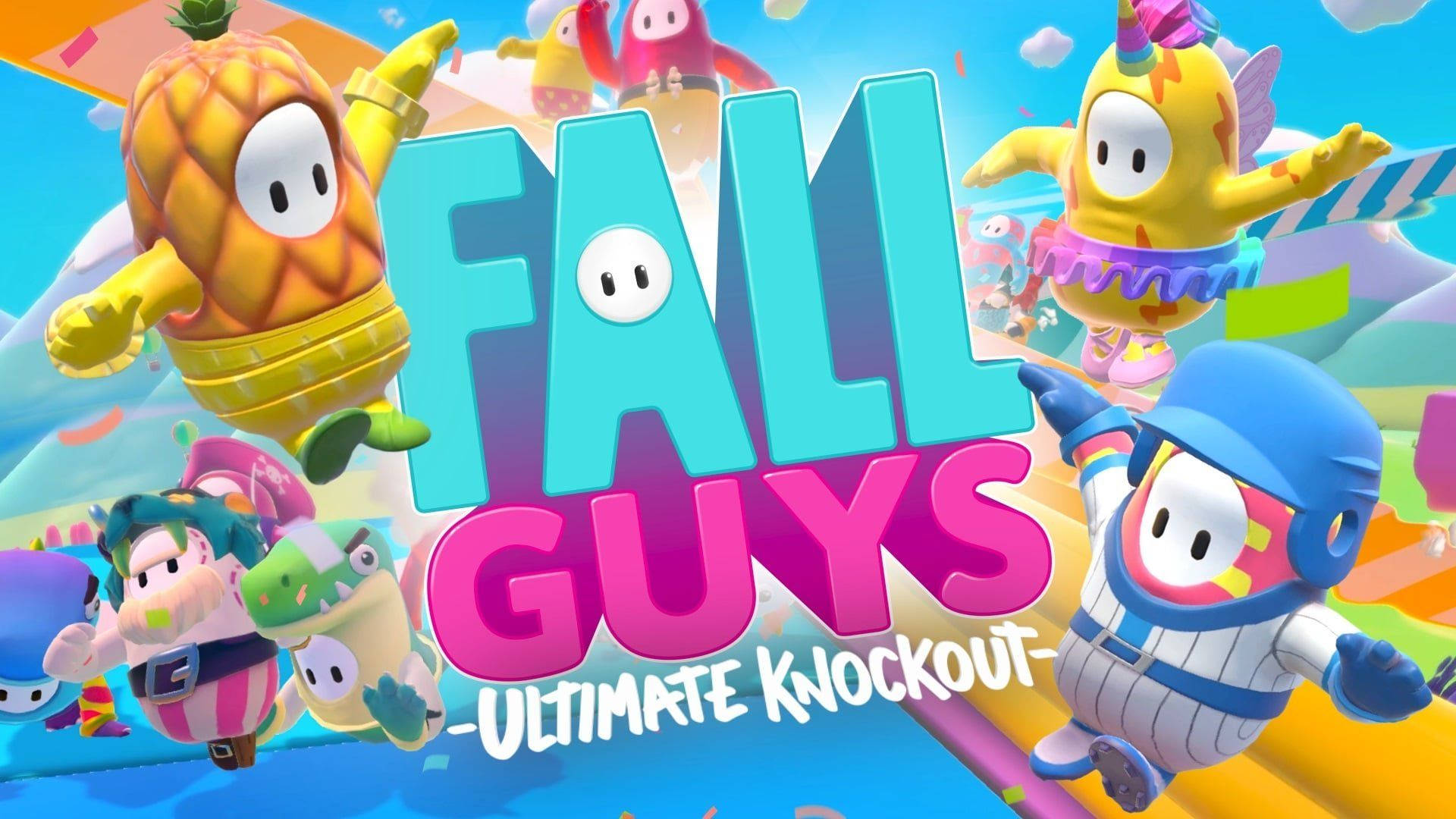 Fall Guys Ultimate Knockout Playstation Game Poster Background