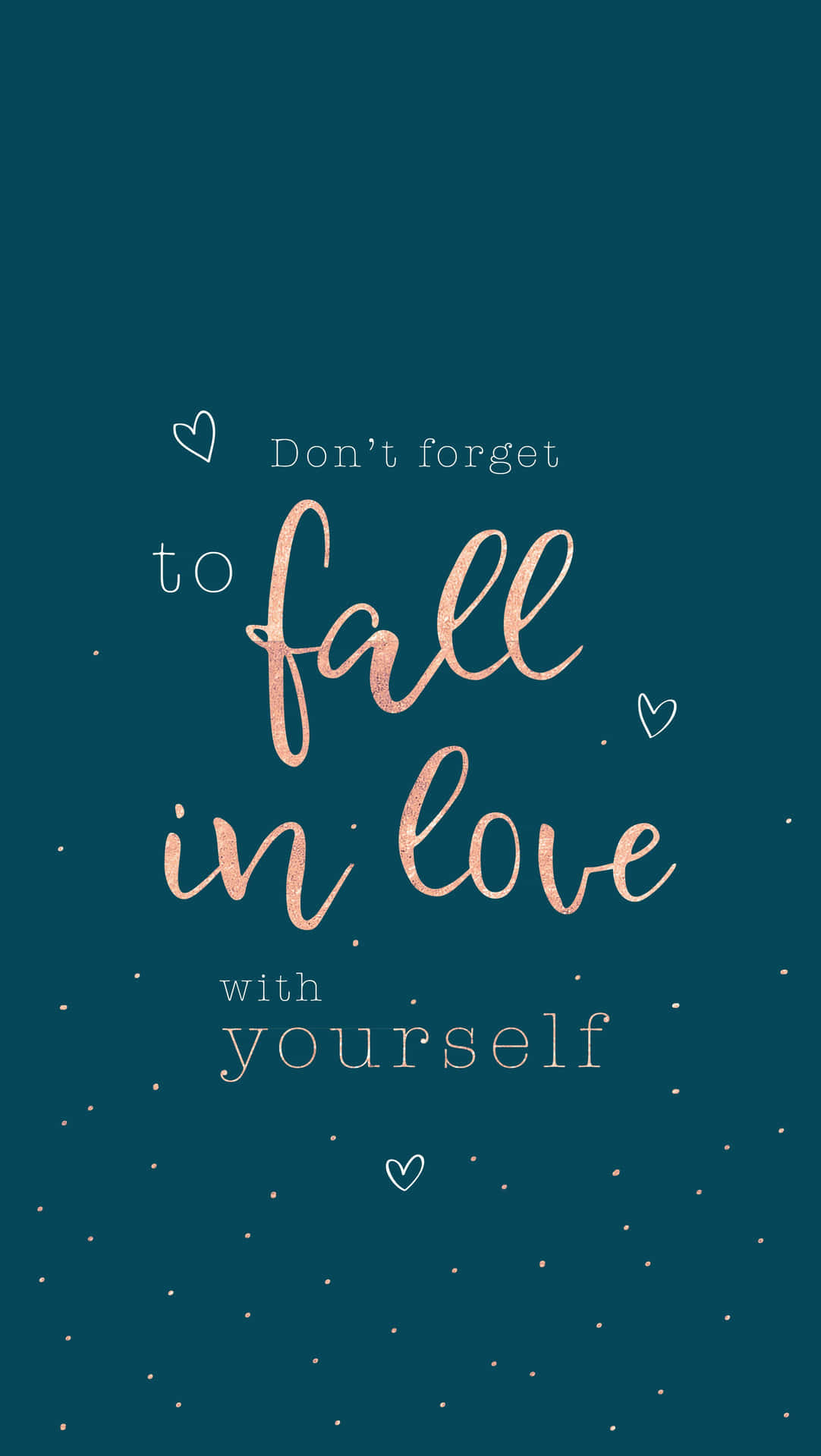 Fall In Love With Yourself Background