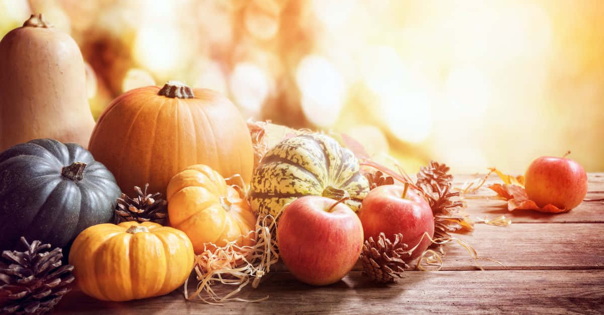 Fall Thanksgiving Zoom Backgrounds Background