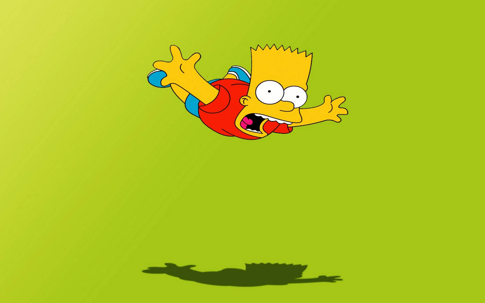 Falling Bart Simpson Background