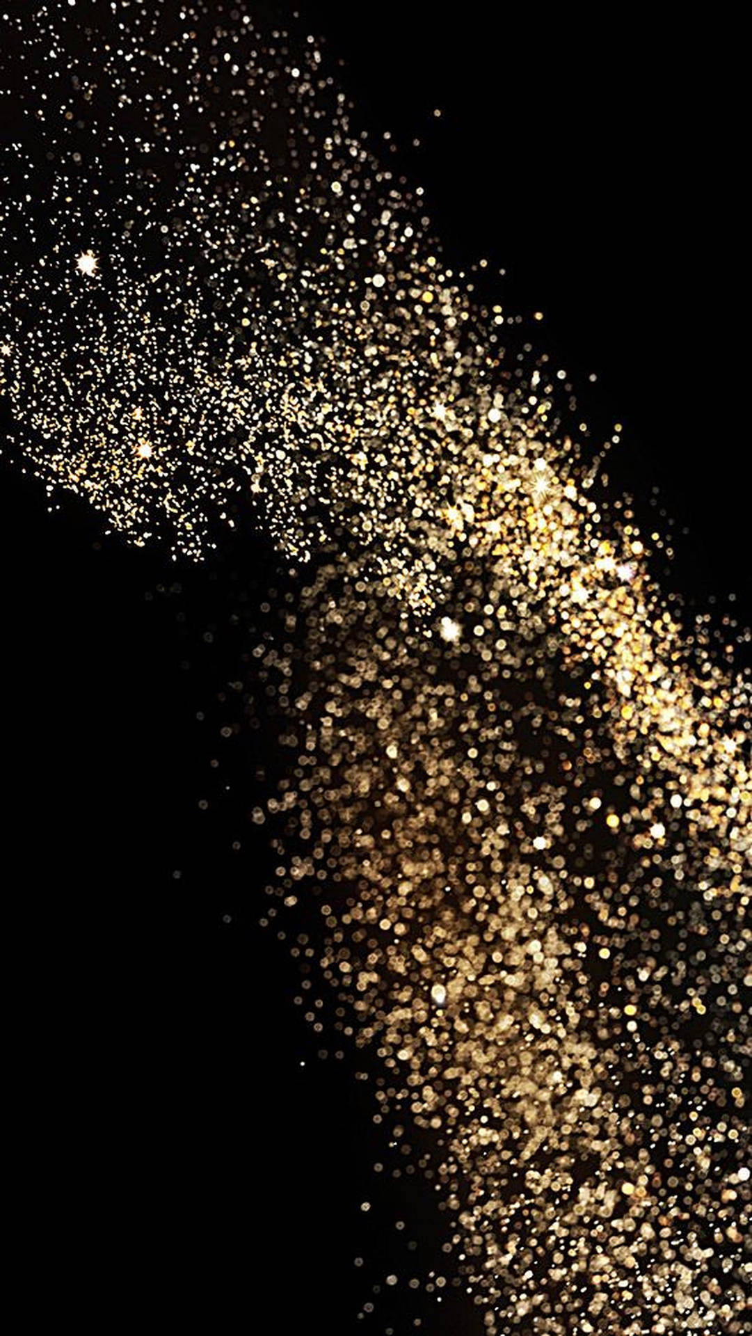 Falling Gold Dust Background